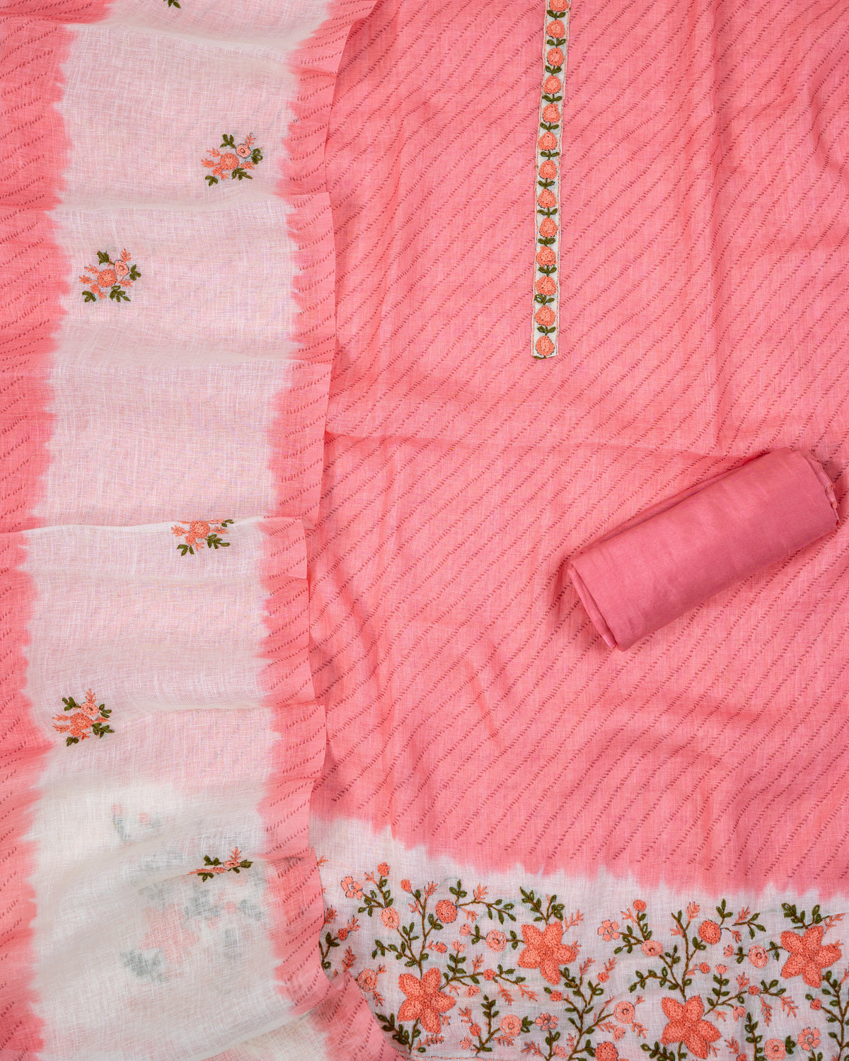 BAGH-Unstitched Linen Tissue Suit Set