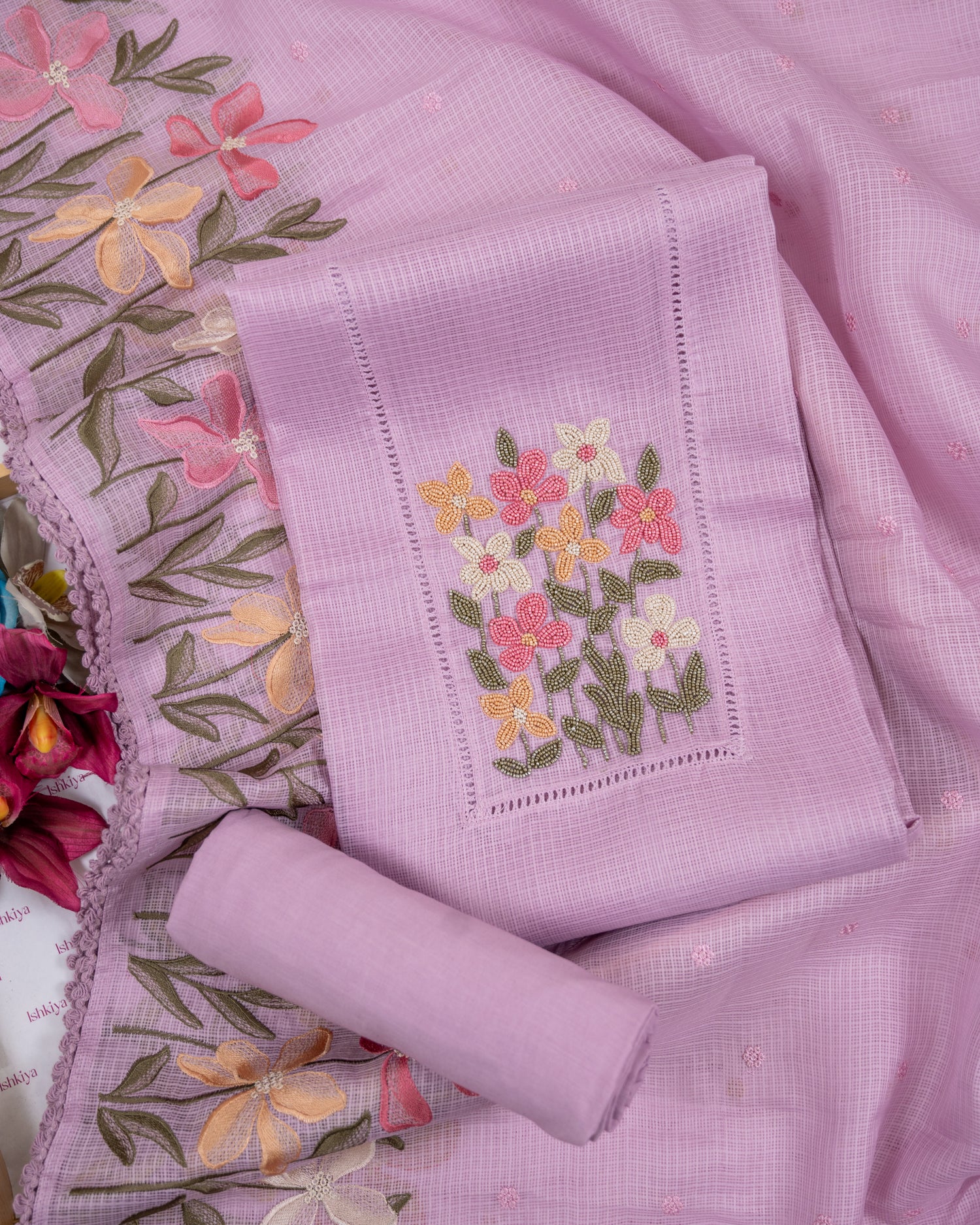 RANG-Unstitched Kota Suit Set