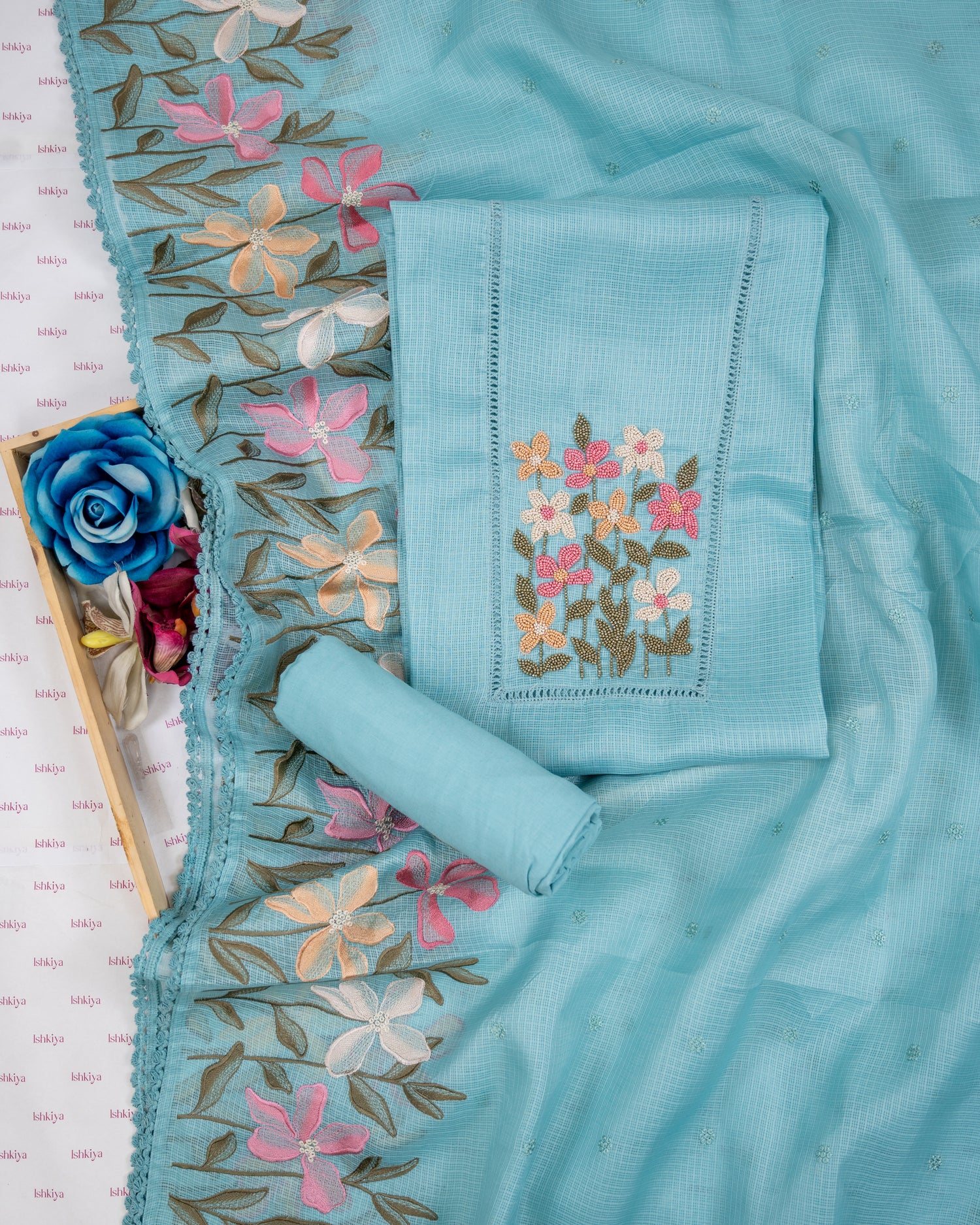 RANG-Unstitched Kota Suit Set