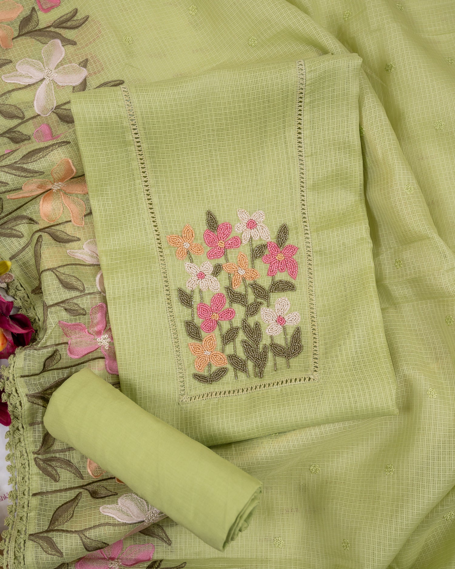 RANG-Unstitched Kota Suit Set