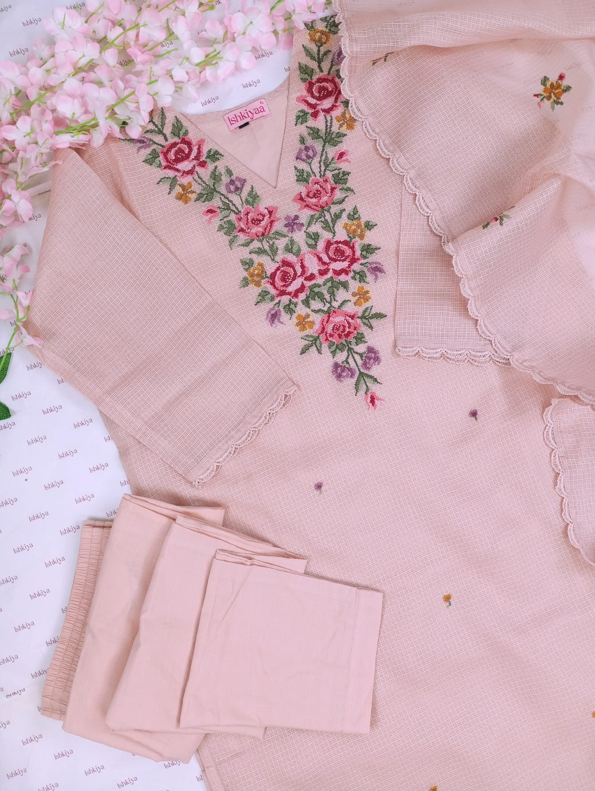 HAYA-Stitched Kota Suit Set