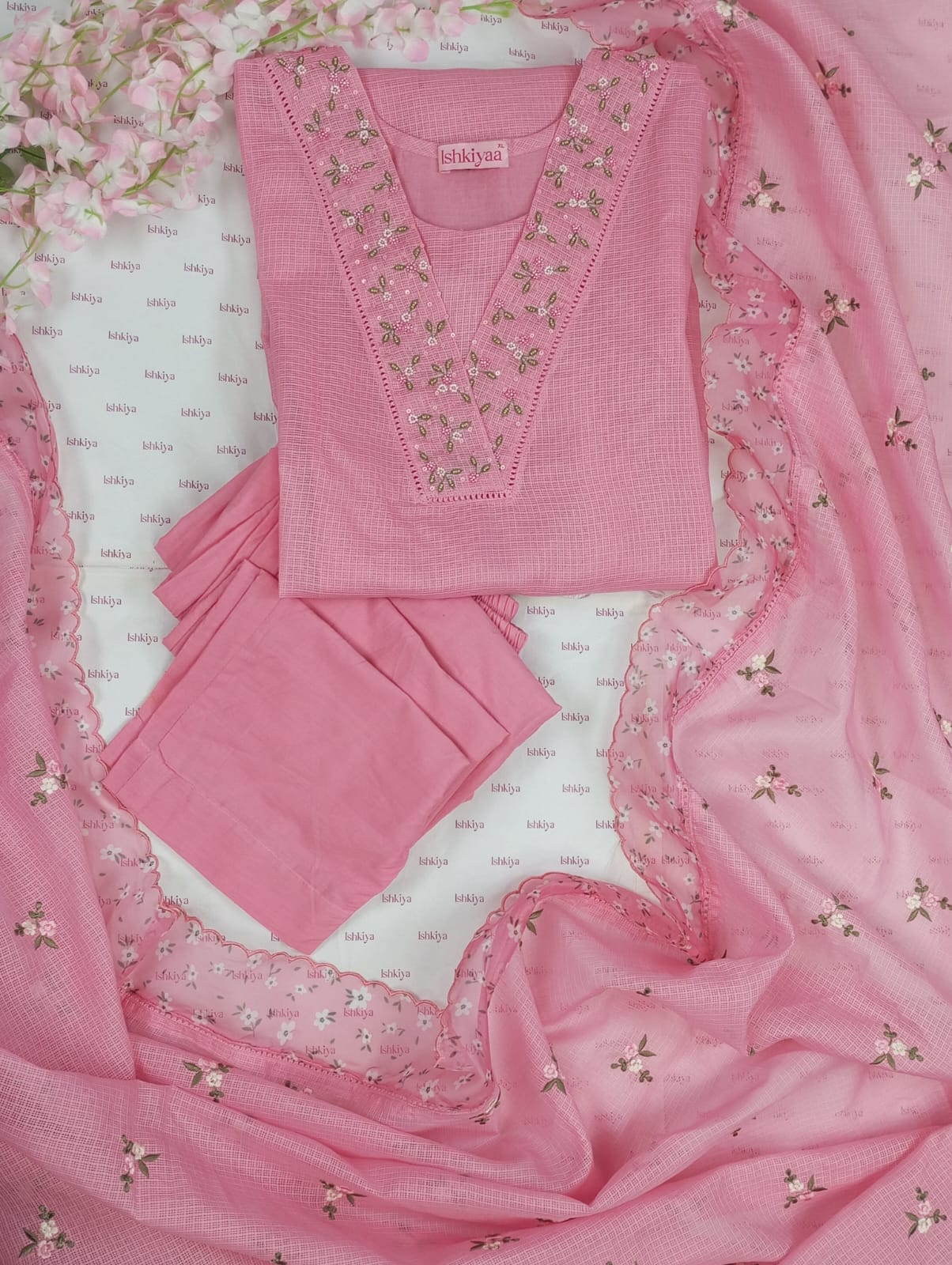 NAQSH-Stitched Suit Set