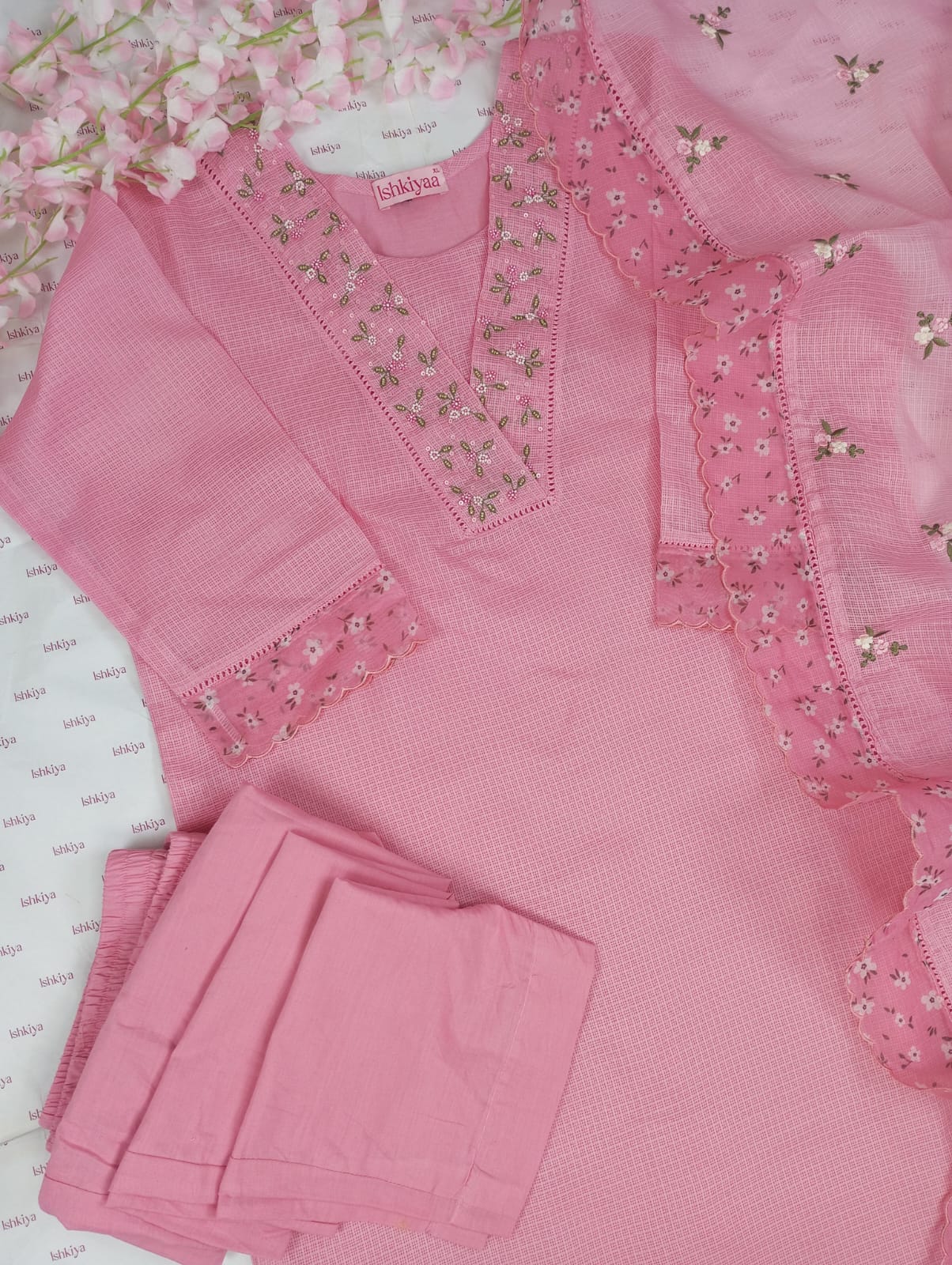 NAQSH-Stitched Suit Set