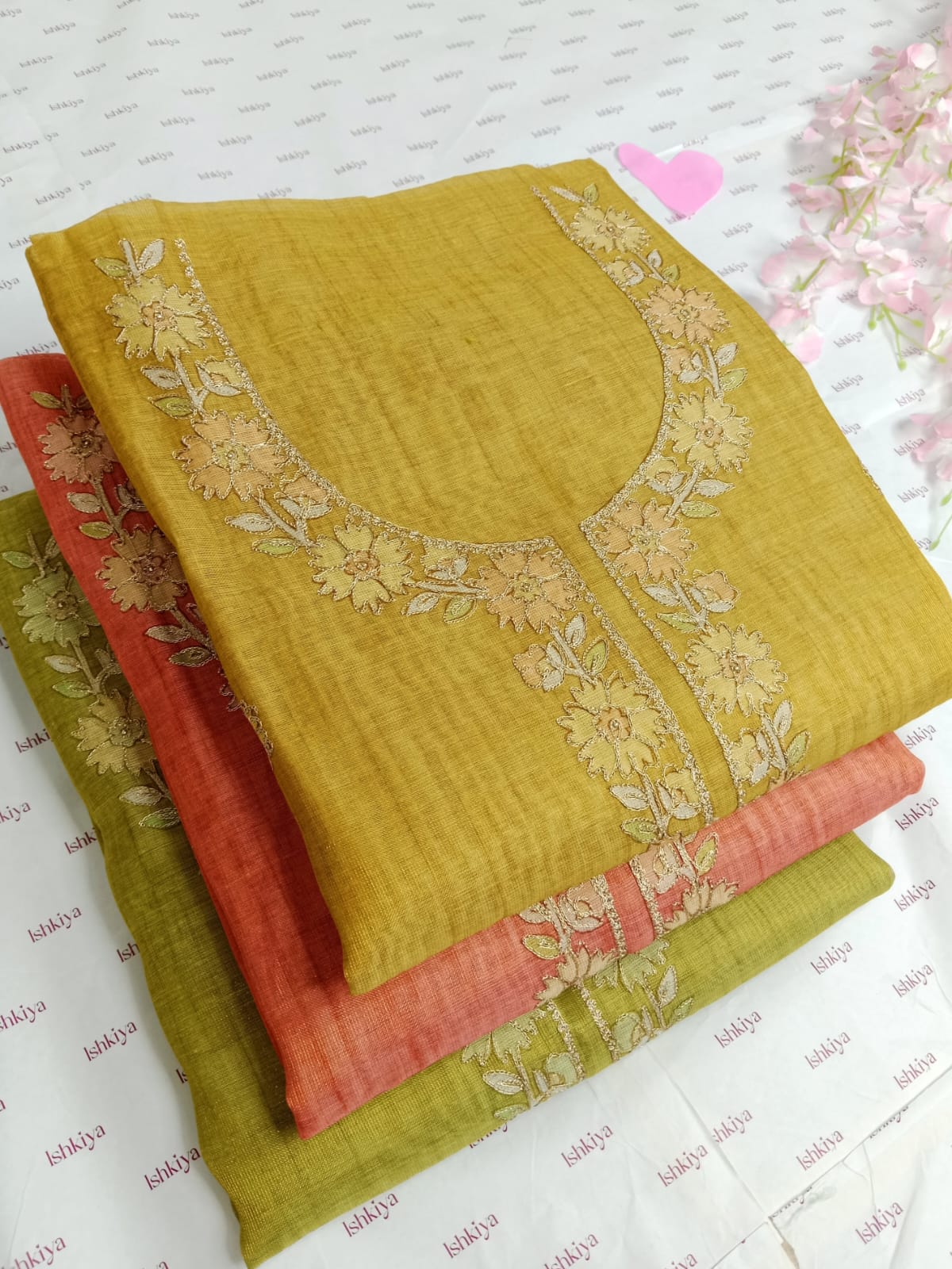 ADAA-Unstitched Linen Tissue Suit Set
