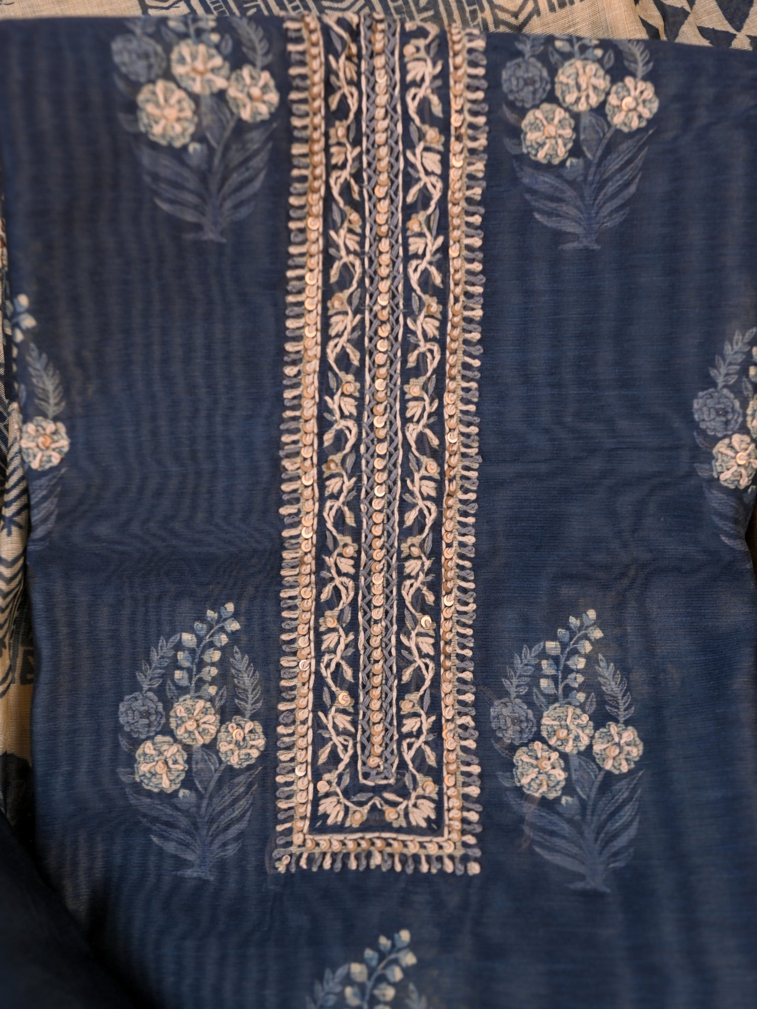 TAAB-Unstitched Linen Tissue Suit Set