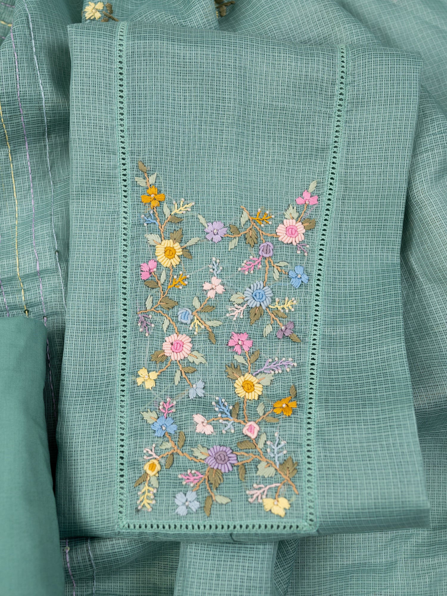 AYRA-Unstitched Kota Suit Set
