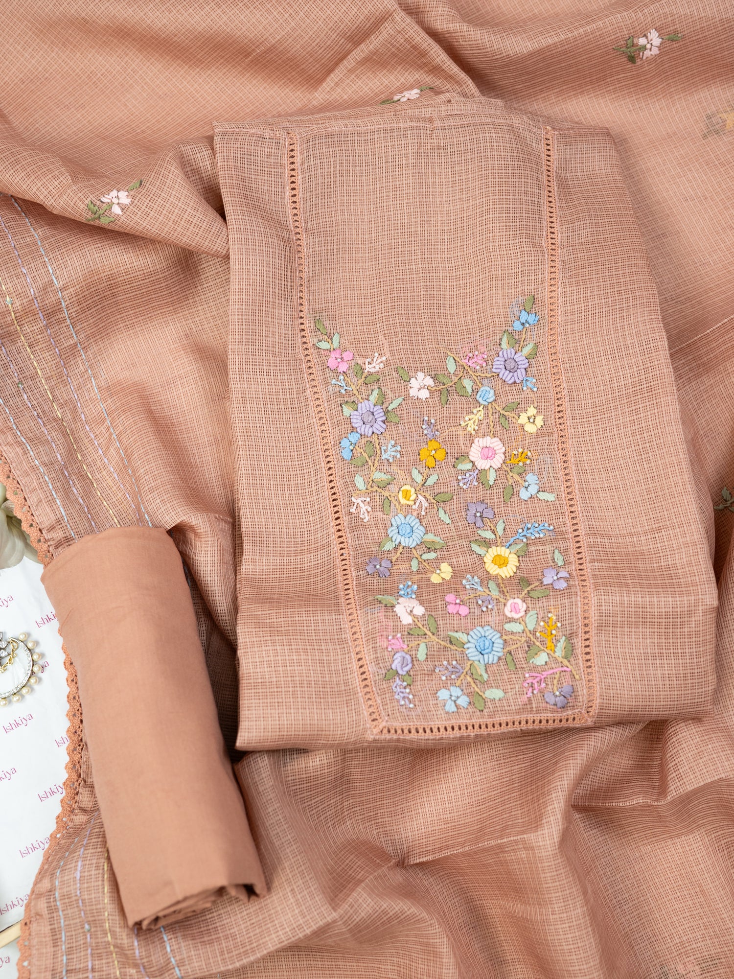 AYRA-Unstitched Kota Suit Set