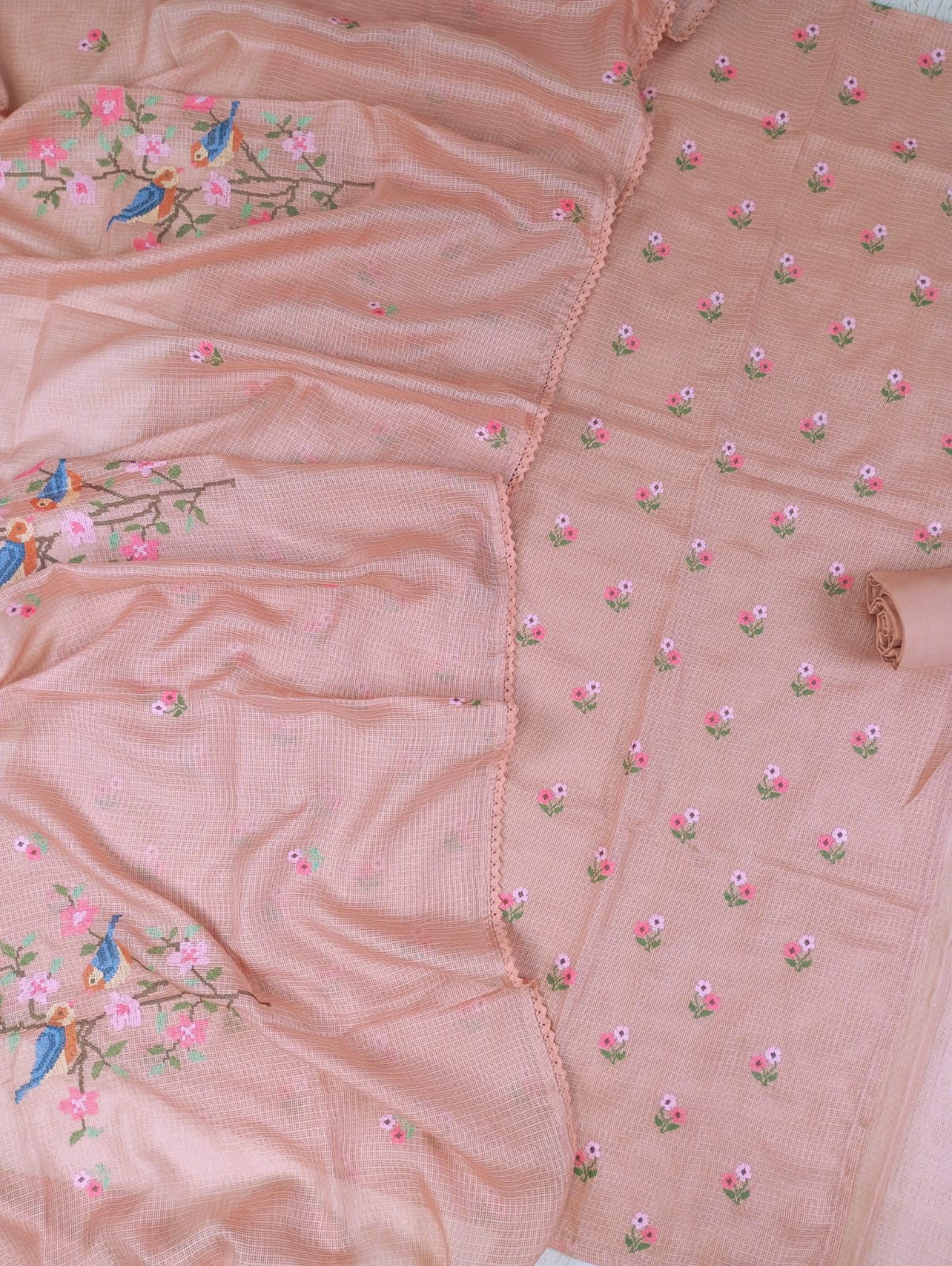 NIHAAR-Unstitched Kota Suit Set