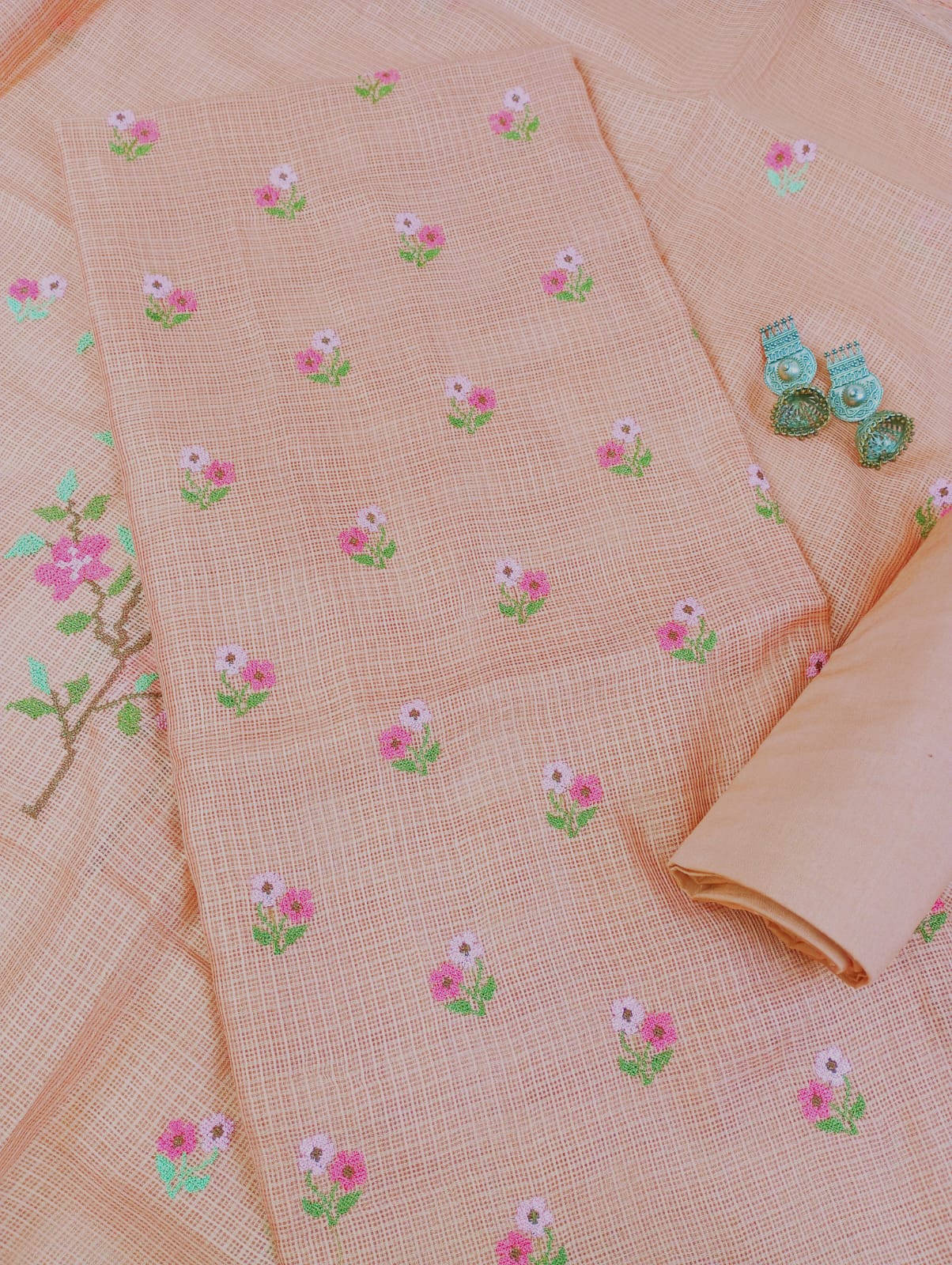 NIHAAR-Unstitched Kota Suit Set