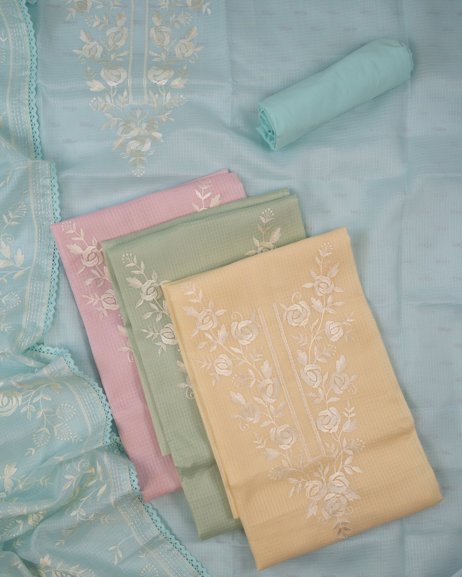 INARA-Unstitched Kota Suit Set