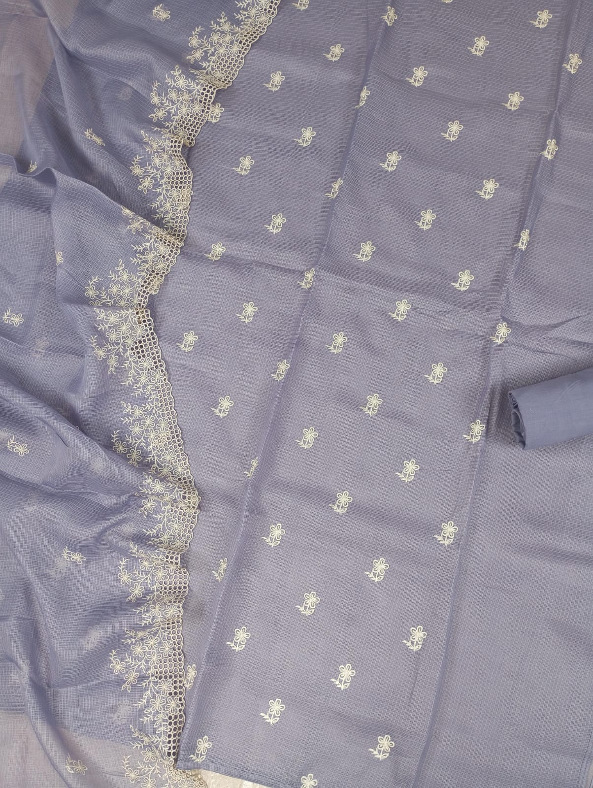SAAZ-Unstitched Kota Suit Set