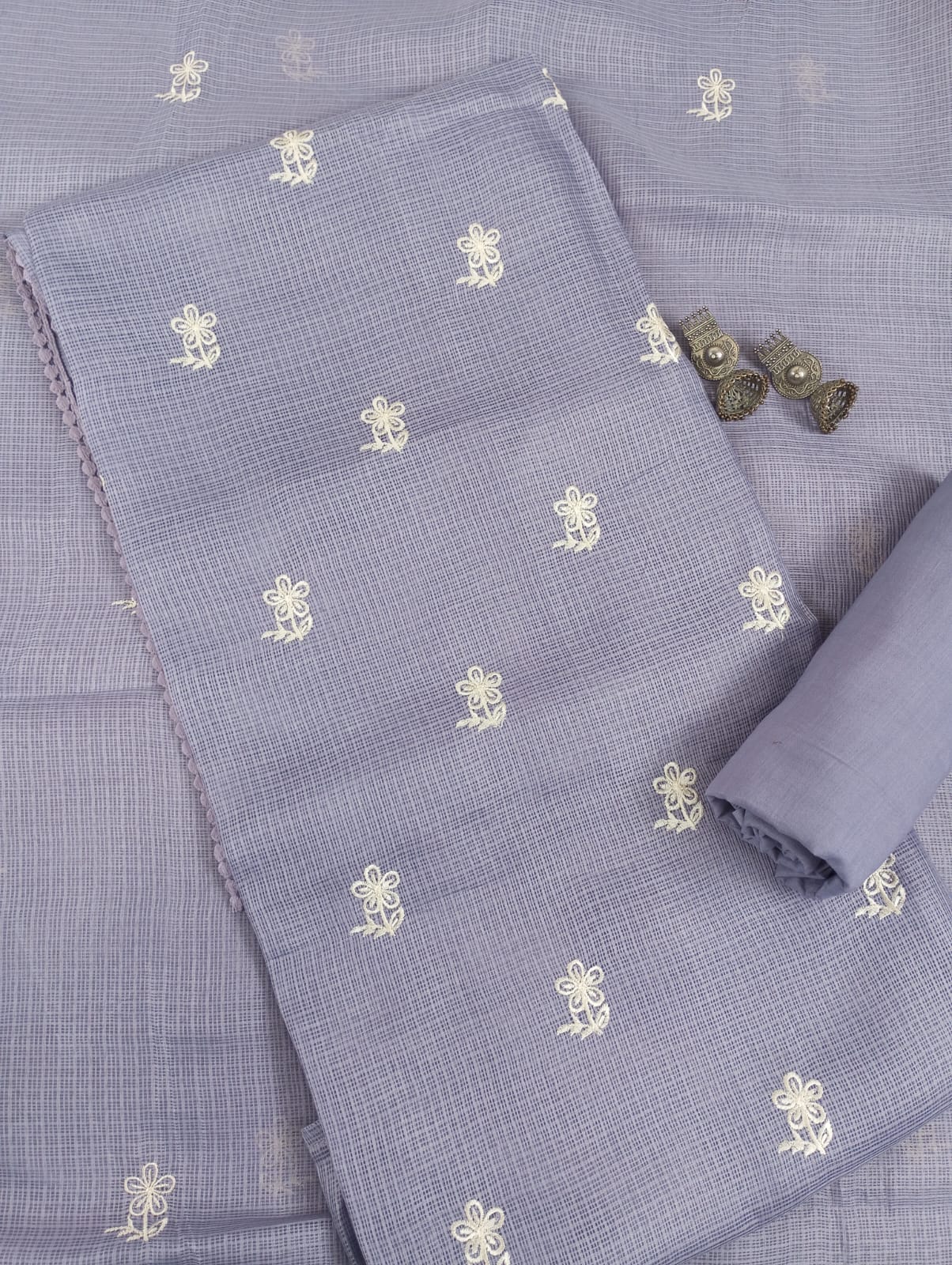 SAAZ-Unstitched Kota Suit Set