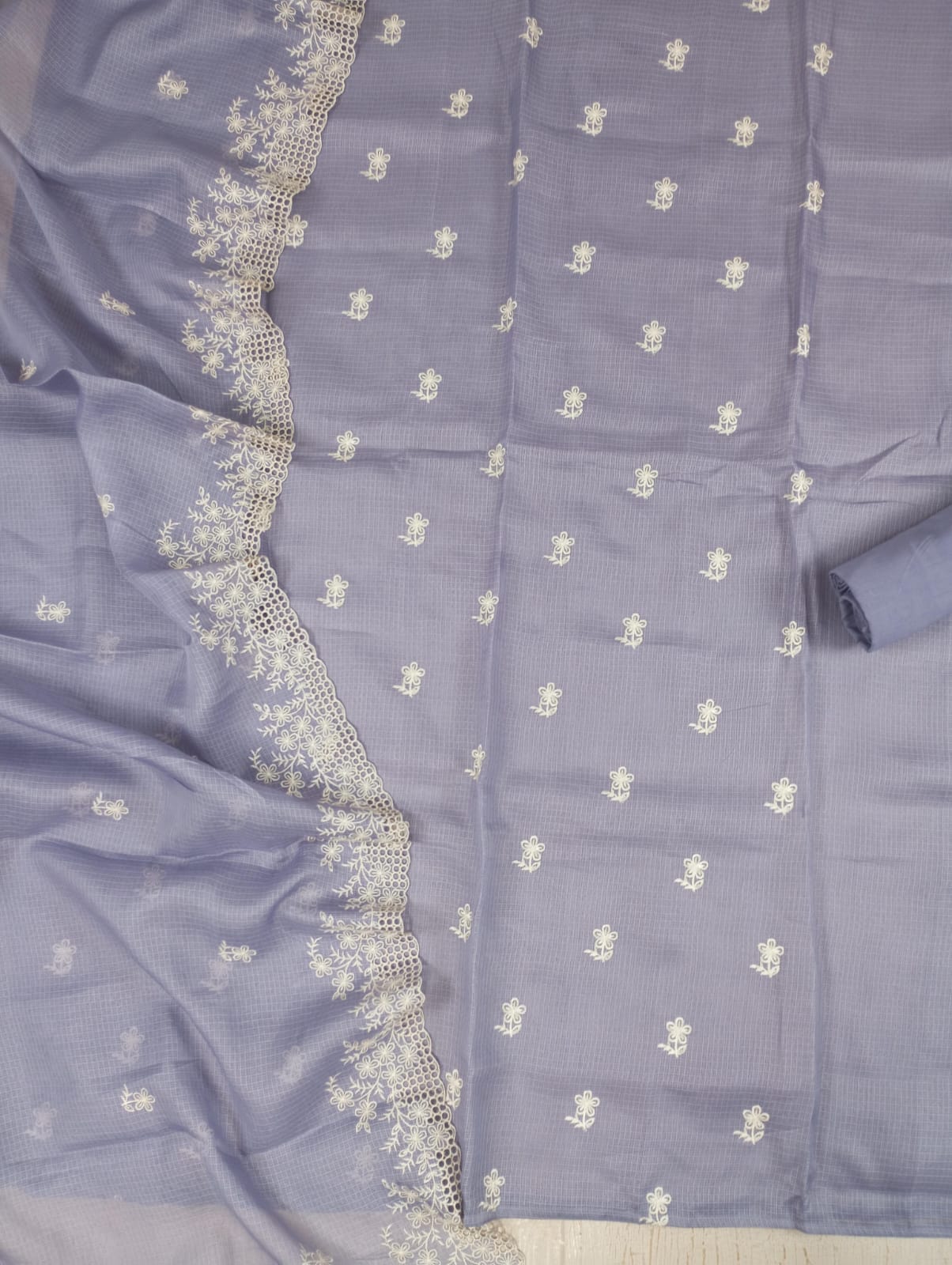 SAAZ-Unstitched Kota Suit Set