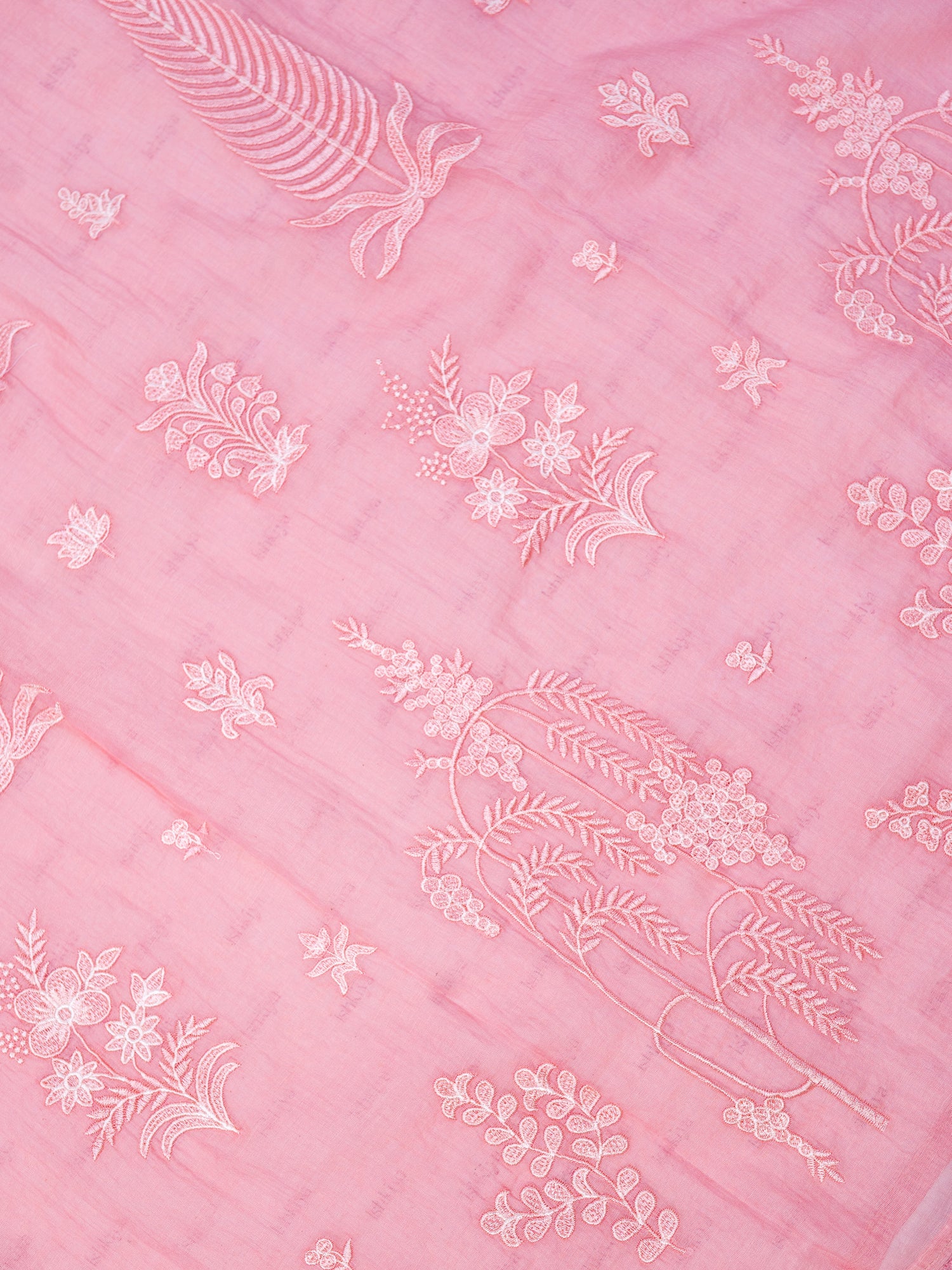 RUBAB-Unstitched Mul-Chanderi Suit Set