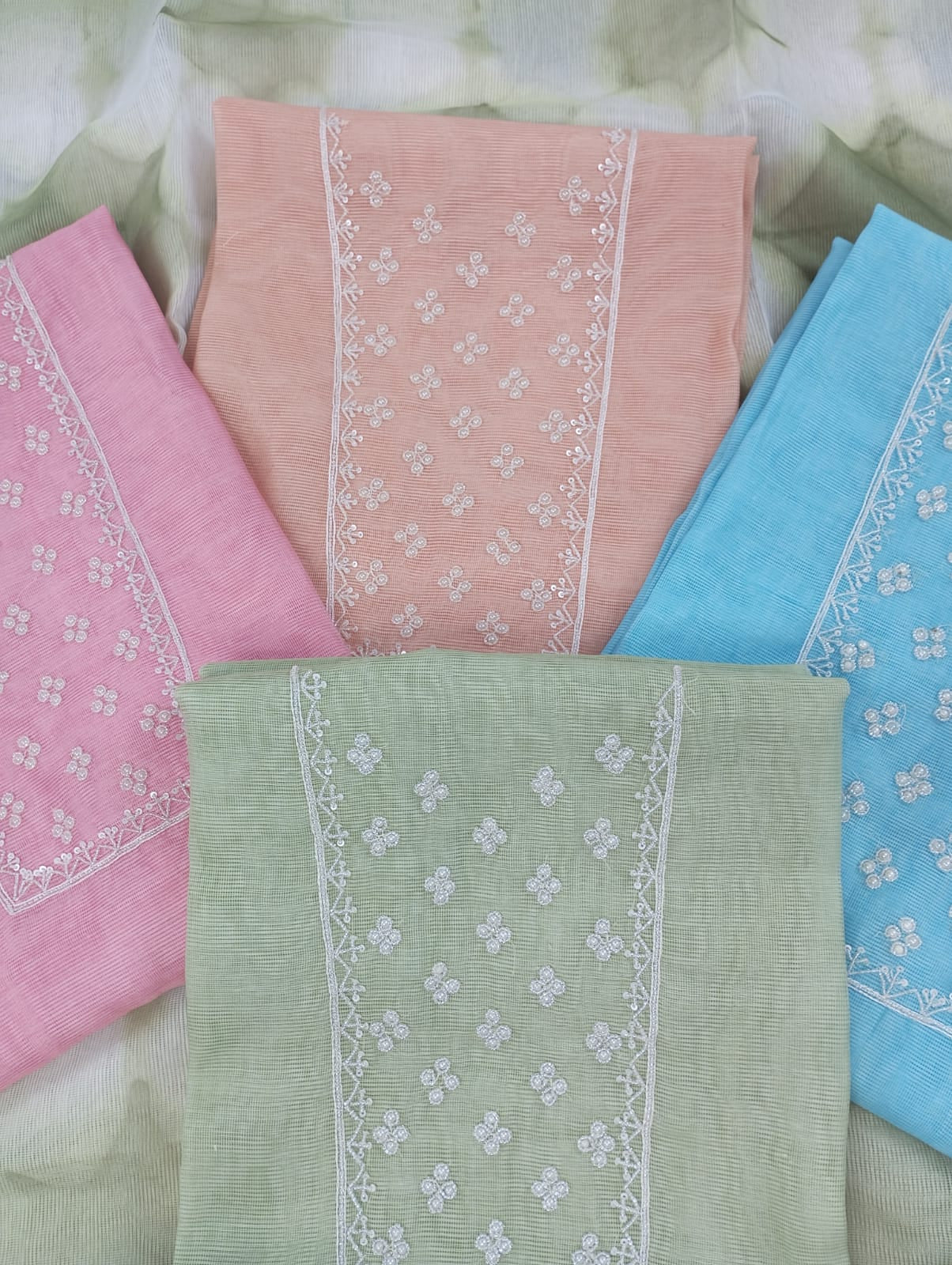 NOOR-E-GUL-Unstitched Kota Suit Set