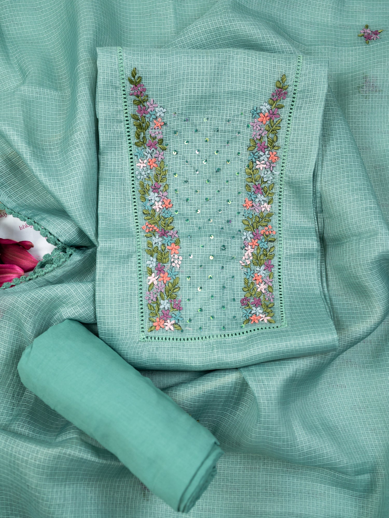 RIDA-Unstitched Kota Suit Set