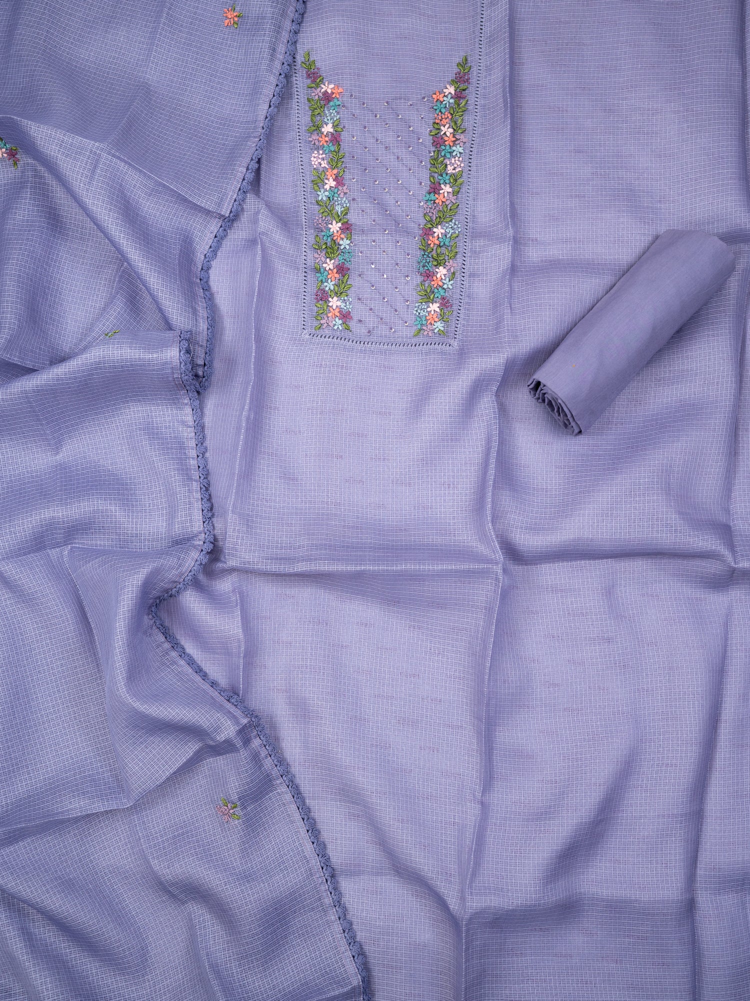 RIDA-Unstitched Kota Suit Set