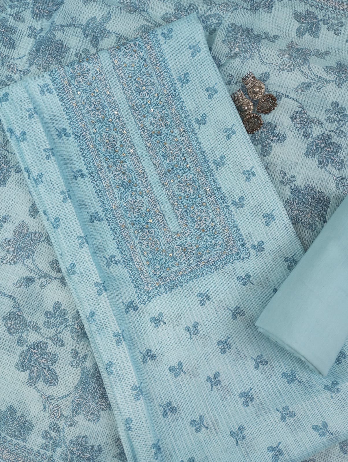 LEHAR-Unstitched Kota Suit Set