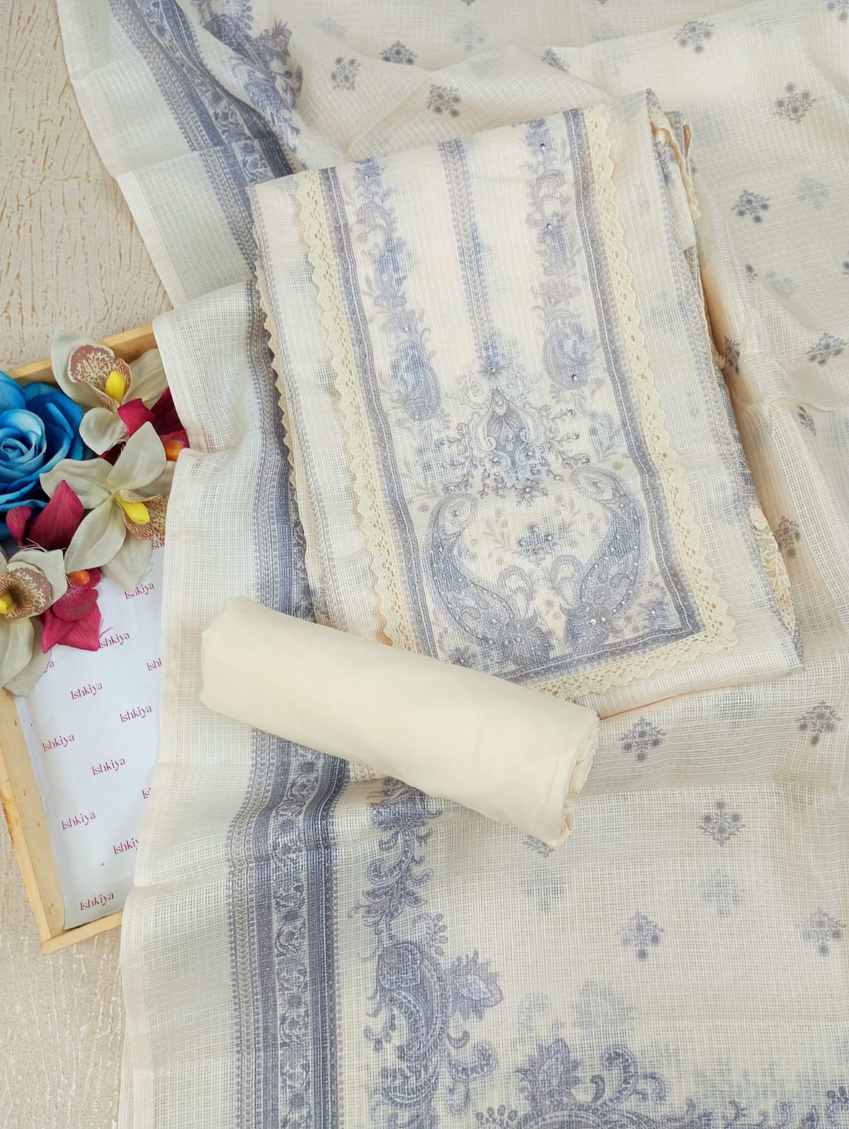 REET-Unstitched Kota Suit Set