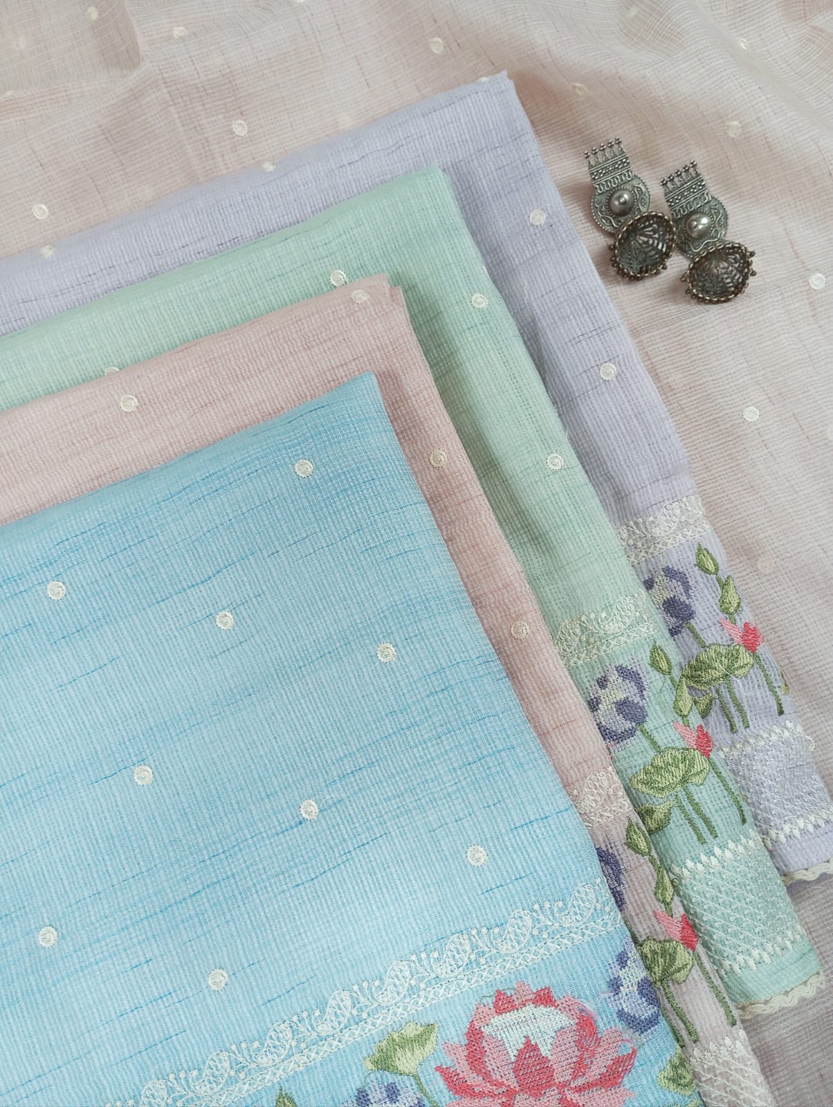 BAHAAR-Unstitched Kota Suit Set