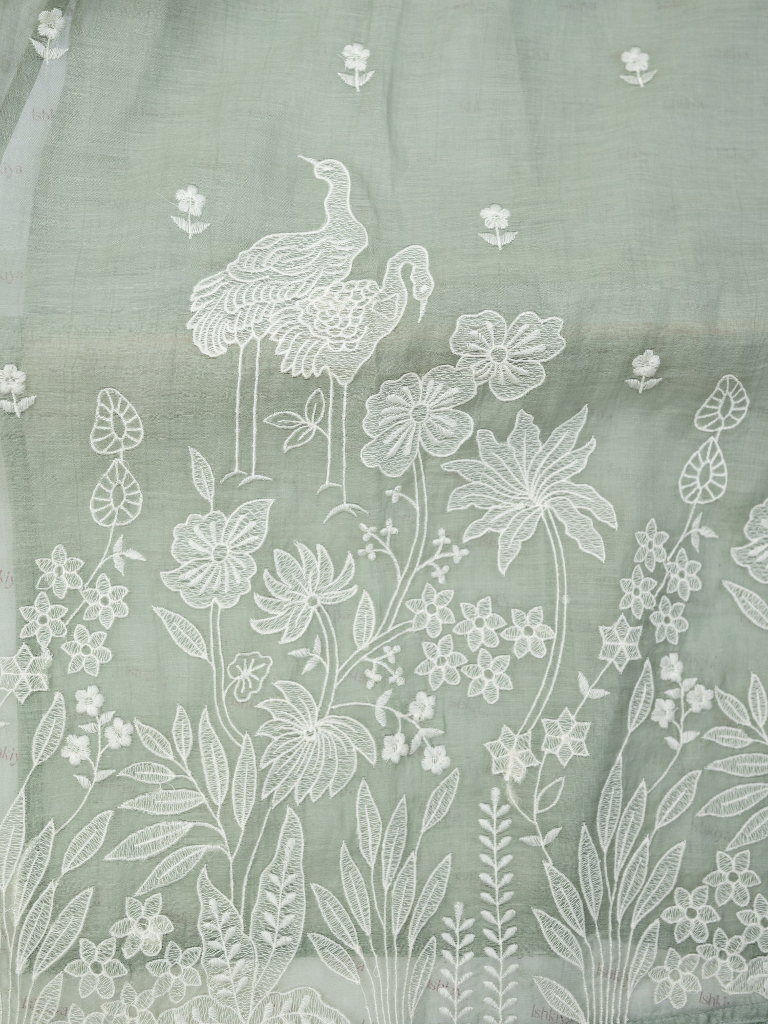RUBARU-Unstitched Mul-Chanderi Suit Set