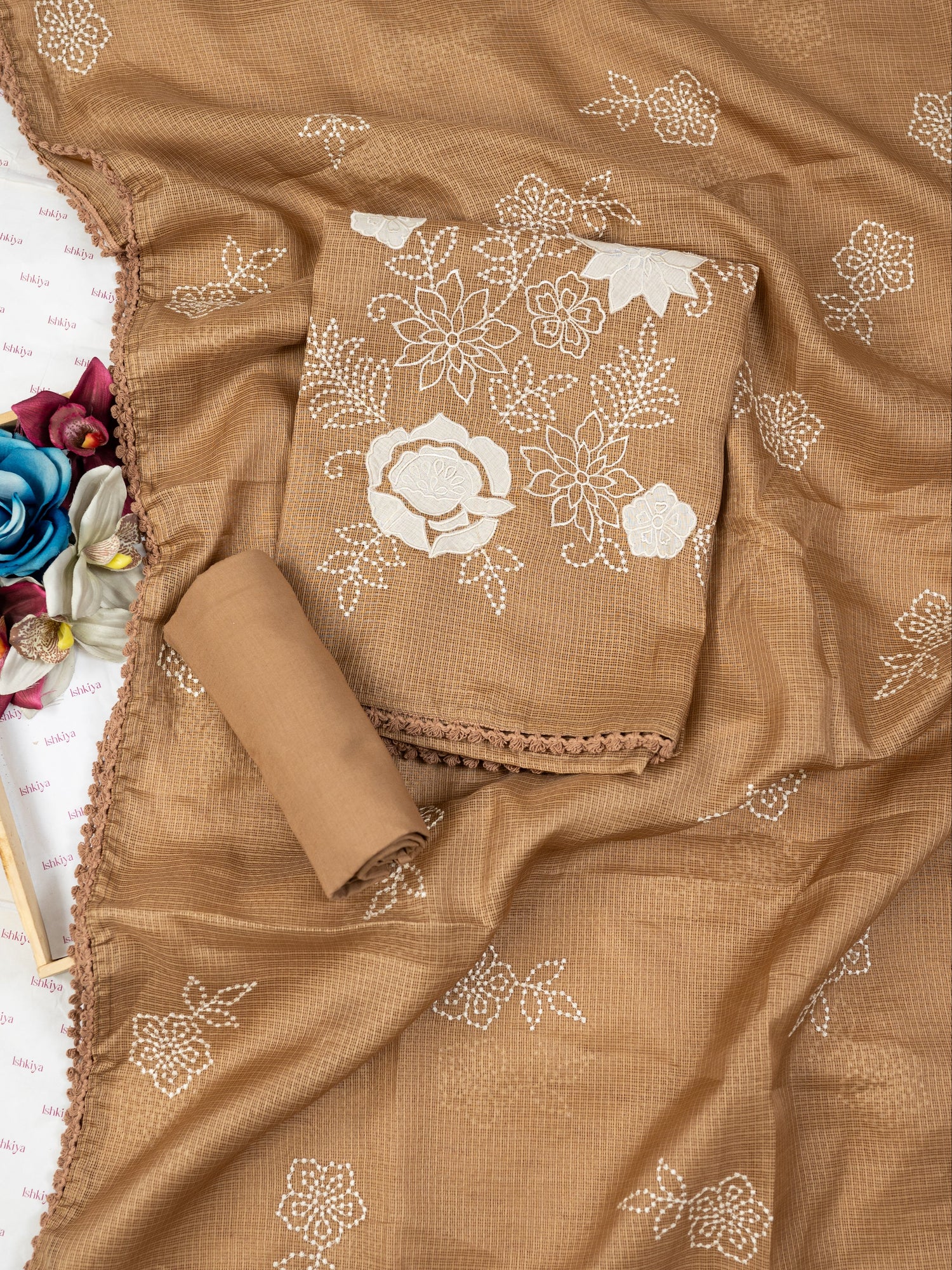 ILHAM-Unstitched Kota Suit Set