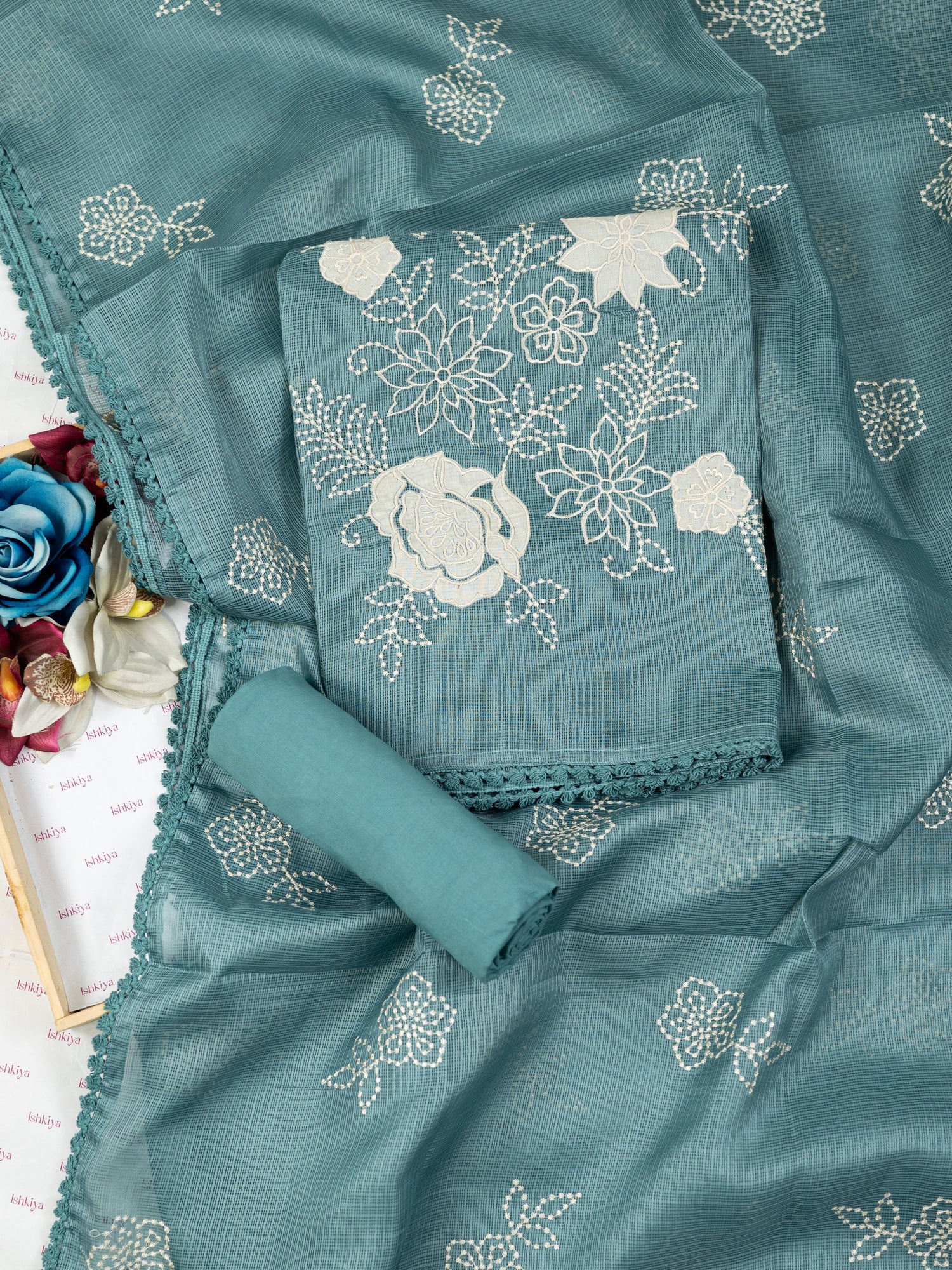 ILHAM-Unstitched Kota Suit Set