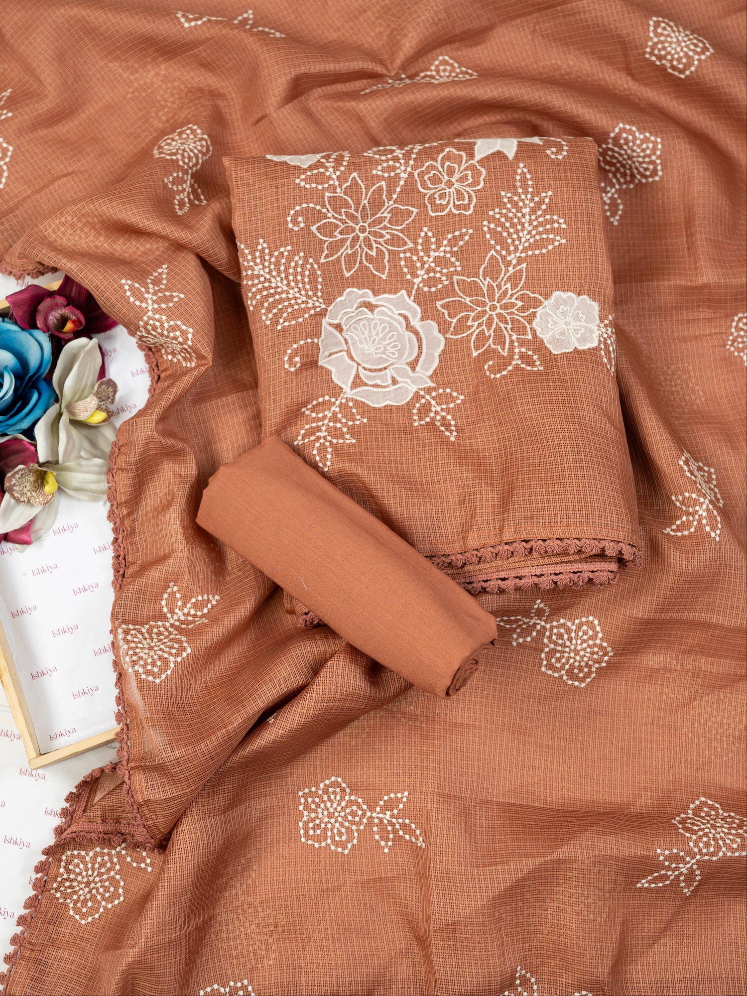 ILHAM-Unstitched Kota Suit Set