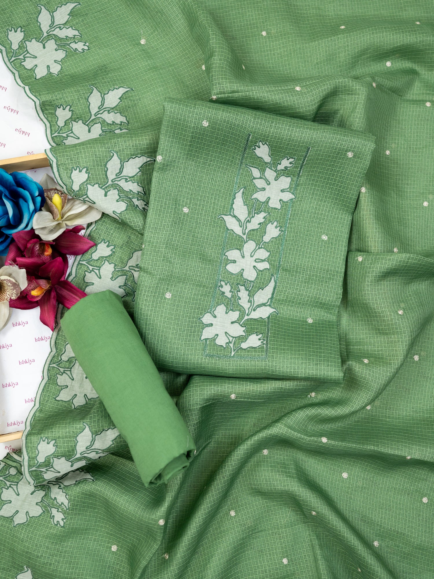 KANAK-Unstitched Kota Suit Set