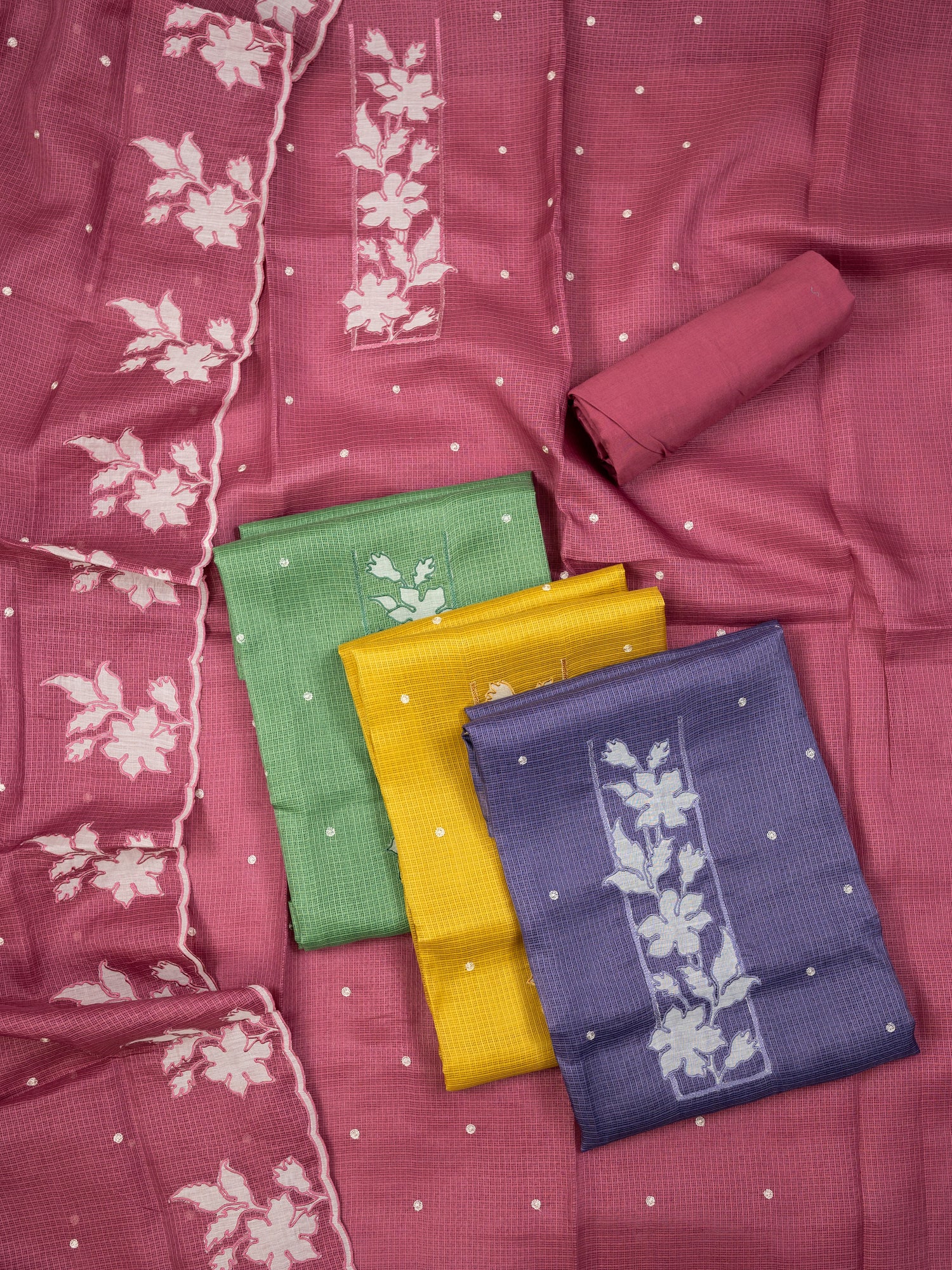 KANAK-Unstitched Kota Suit Set