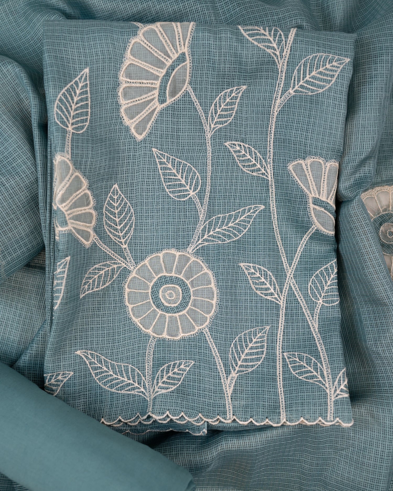 ESHAAL-Unstitched Kota Suit Set