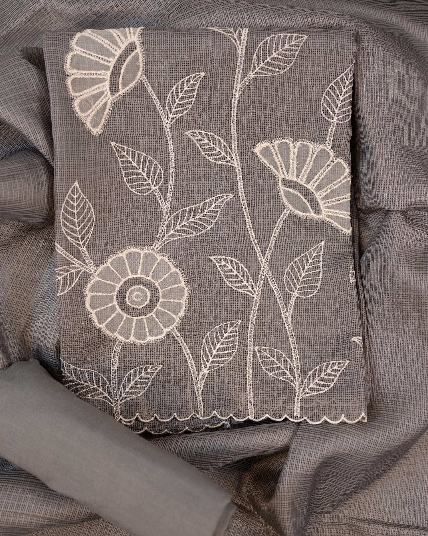 ESHAAL-Unstitched Kota Suit Set