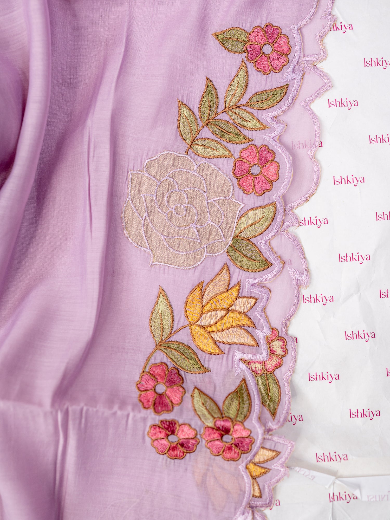 RAAZ-Unstitched Mul-Chanderi Suit Set