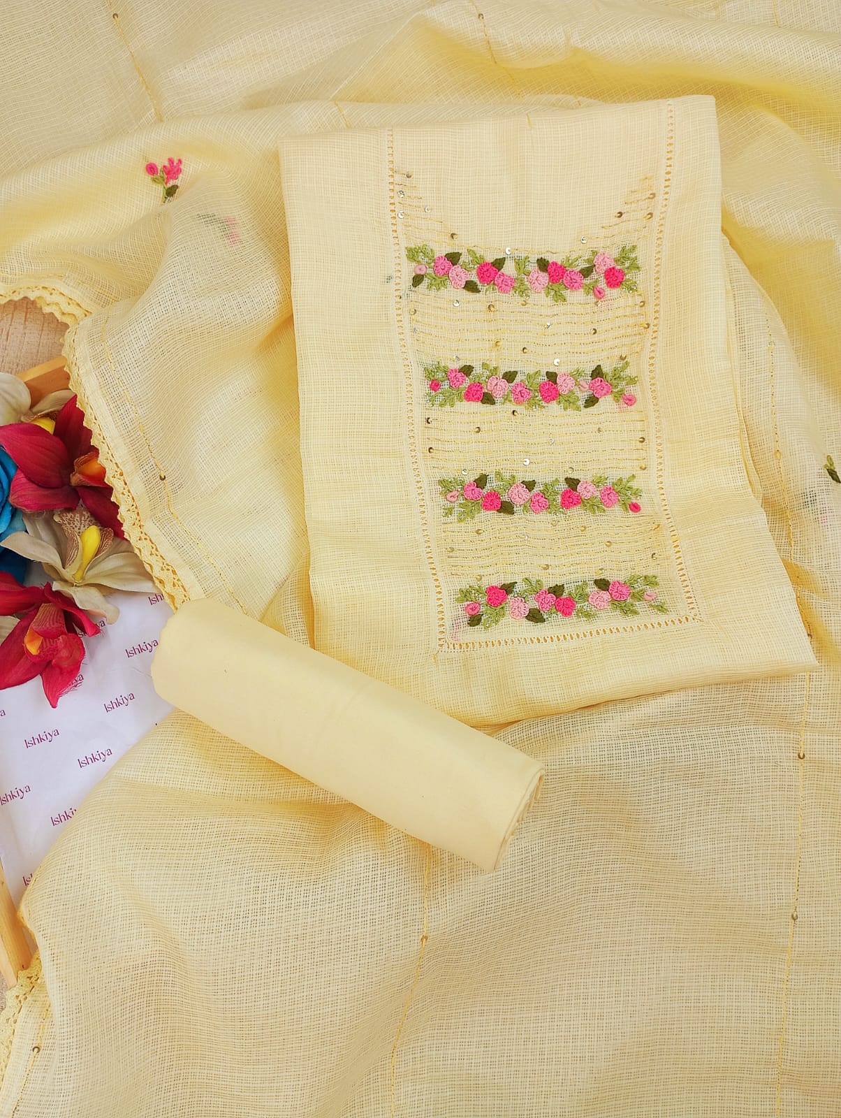 GUL ROOP-Unstitched Kota Suit Set