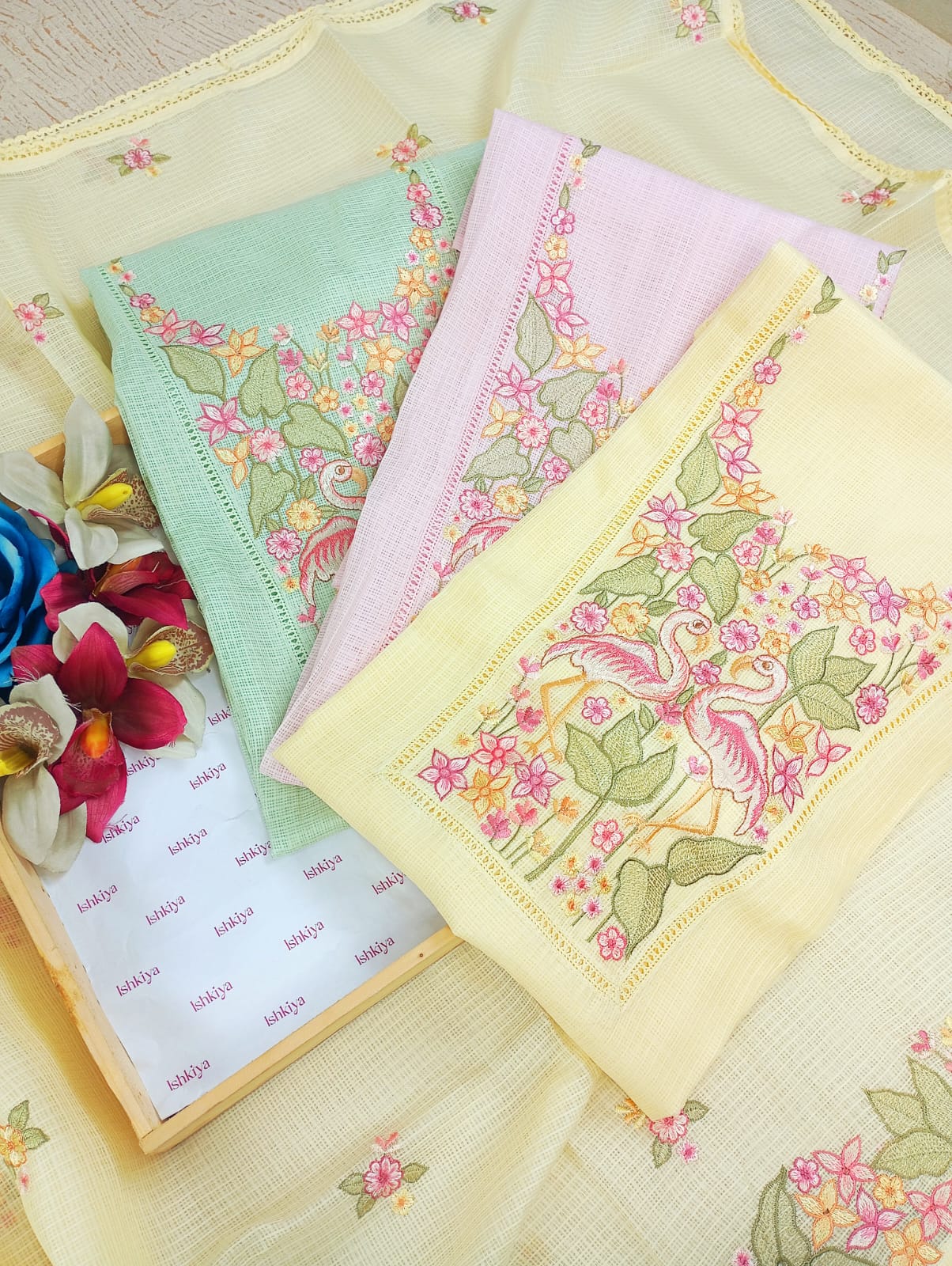 GULBAGH-PISTA GREEN KOTA SUIT SET