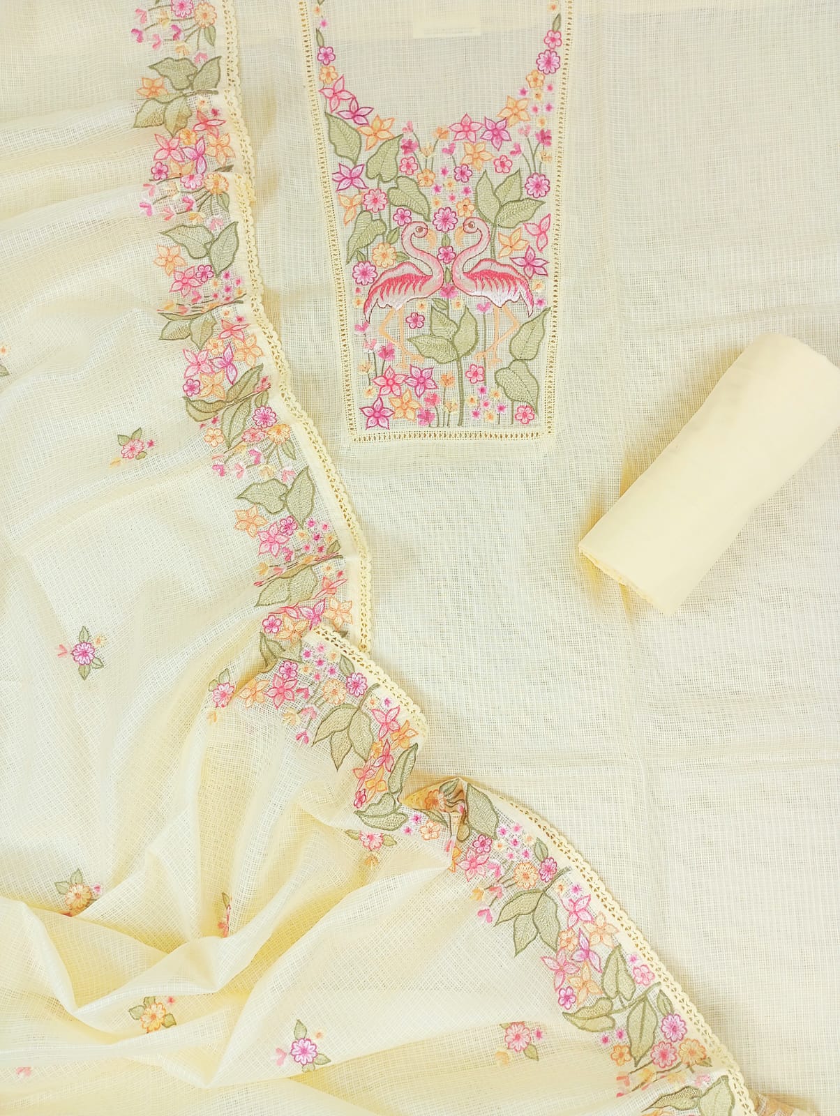 GULBAGH-PISTA GREEN KOTA SUIT SET