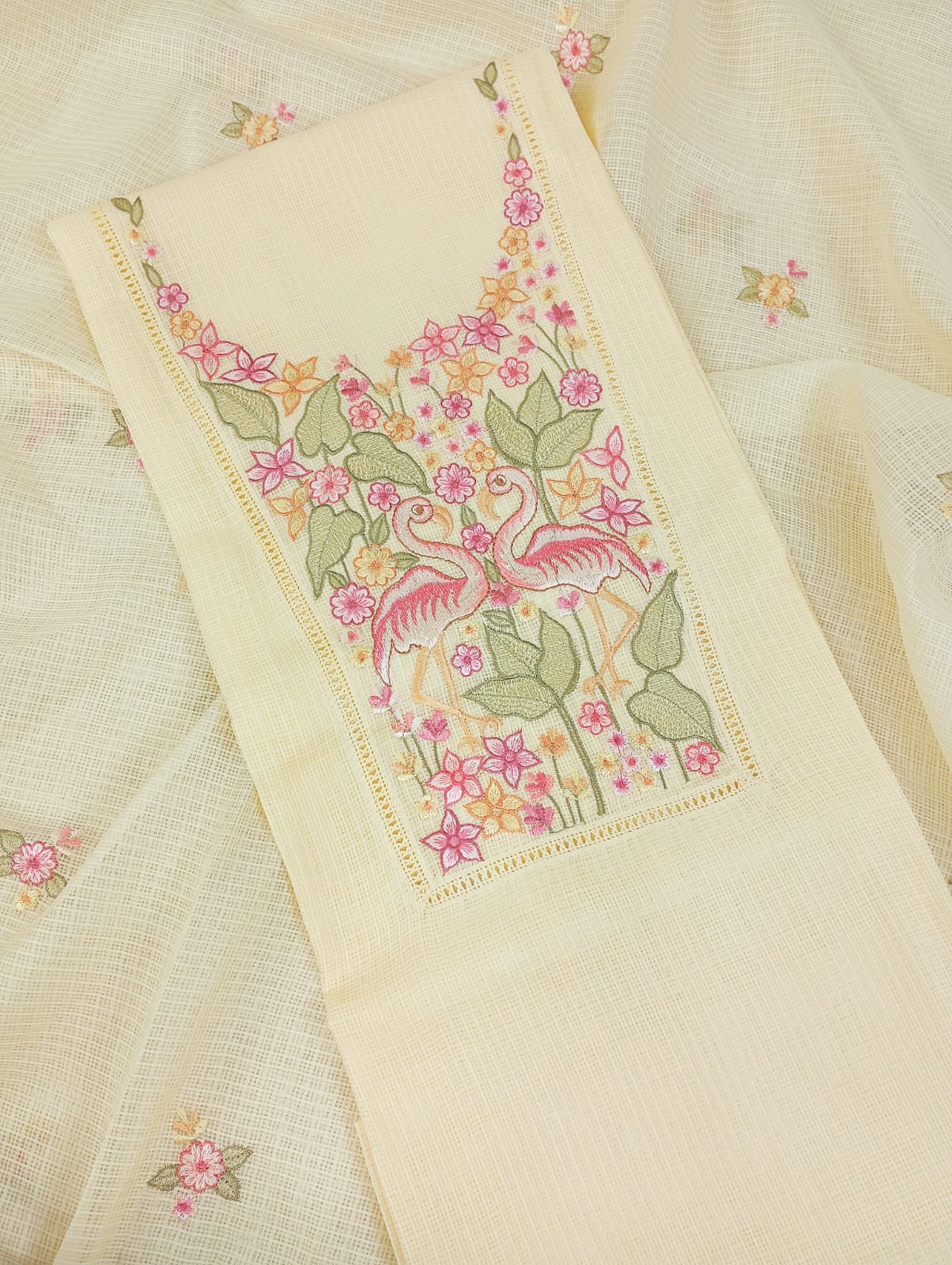 GULBAGH-PISTA GREEN KOTA SUIT SET