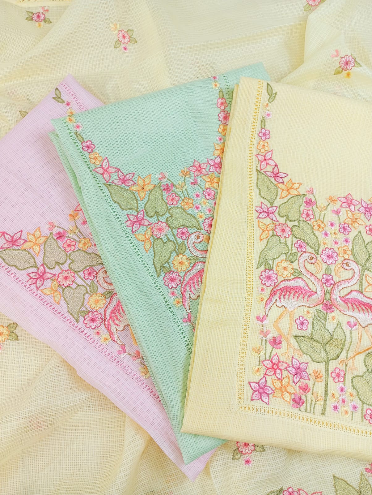 GULBAGH-PISTA GREEN KOTA SUIT SET