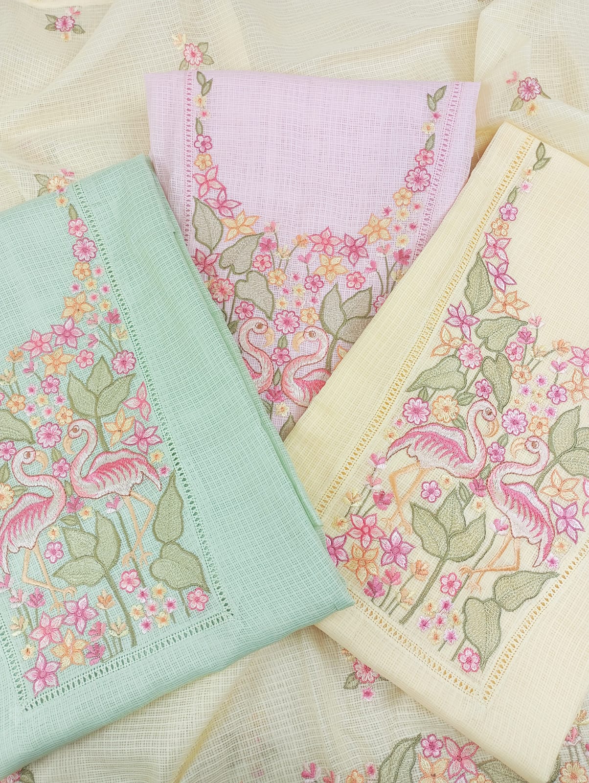 GULBAGH-PISTA GREEN KOTA SUIT SET