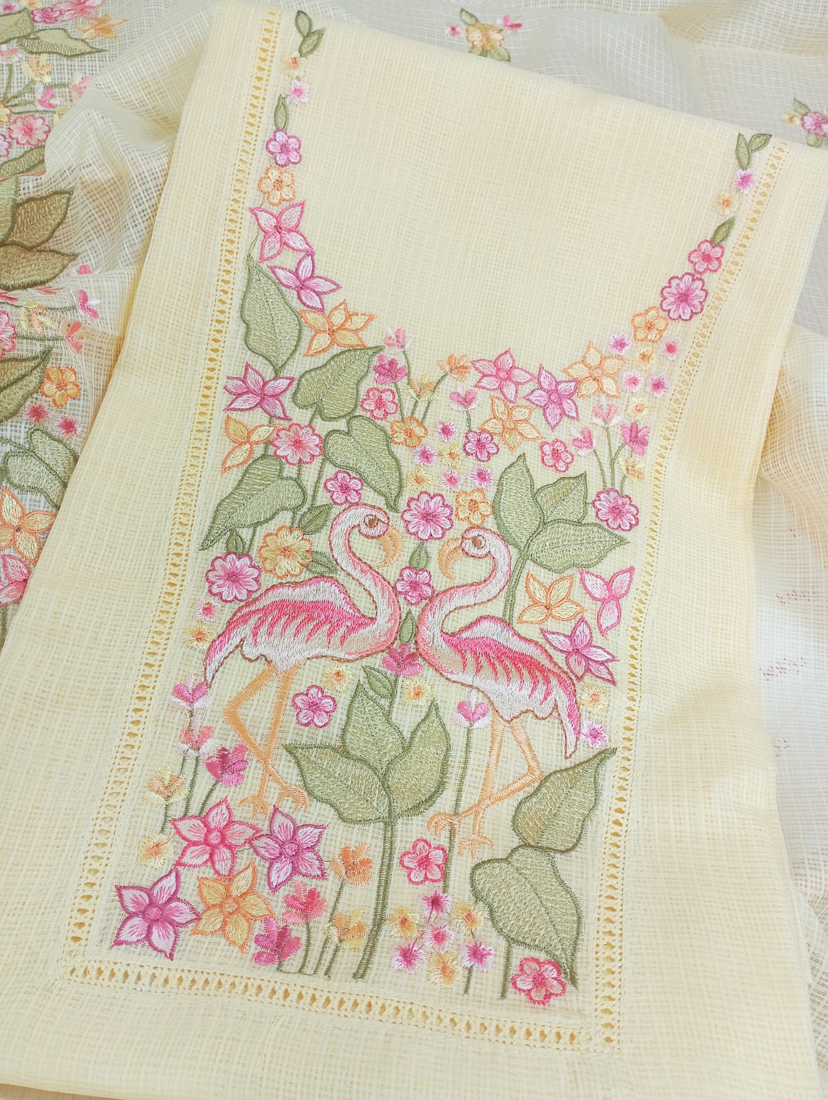 GULBAGH-PISTA GREEN KOTA SUIT SET