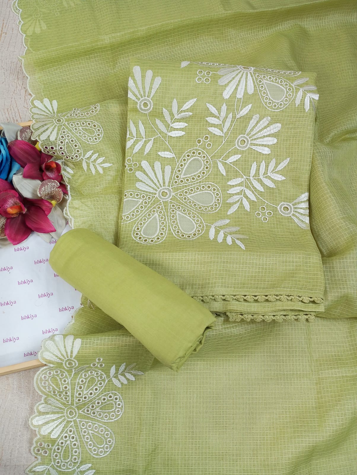 SUBHA-Unstitched Kota Suit Set