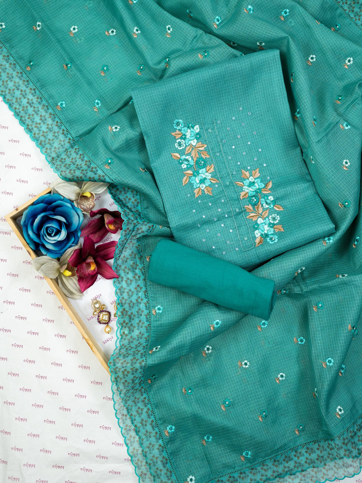 AYLIN-Unstitched Kota Suit Set
