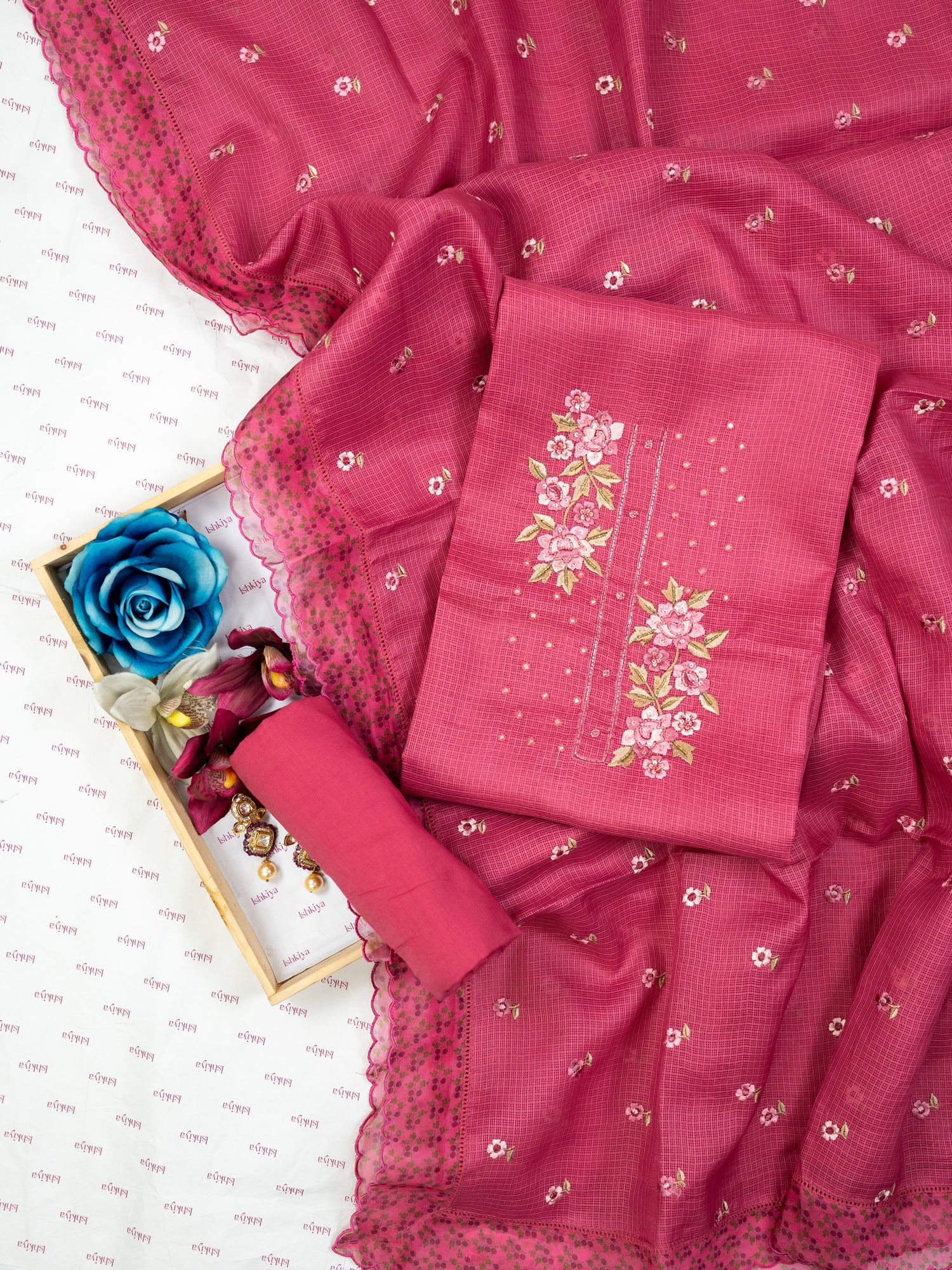 AYLIN-Unstitched Kota Suit Set