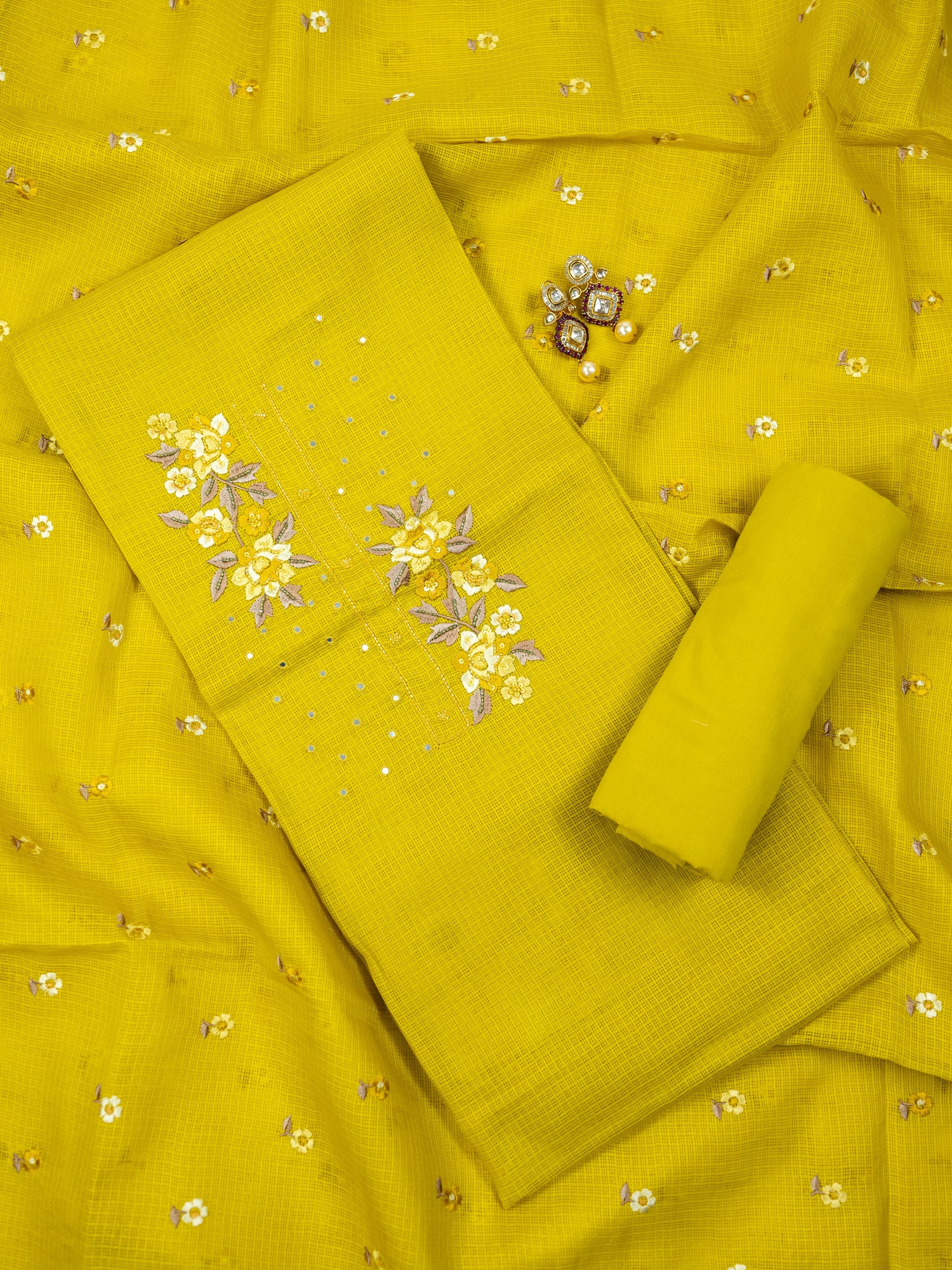 AYLIN-Unstitched Kota Suit Set
