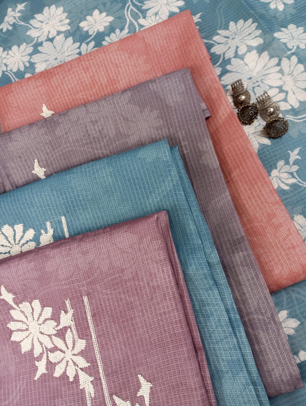 NAZAARA-Unstitched Kota Suit Set