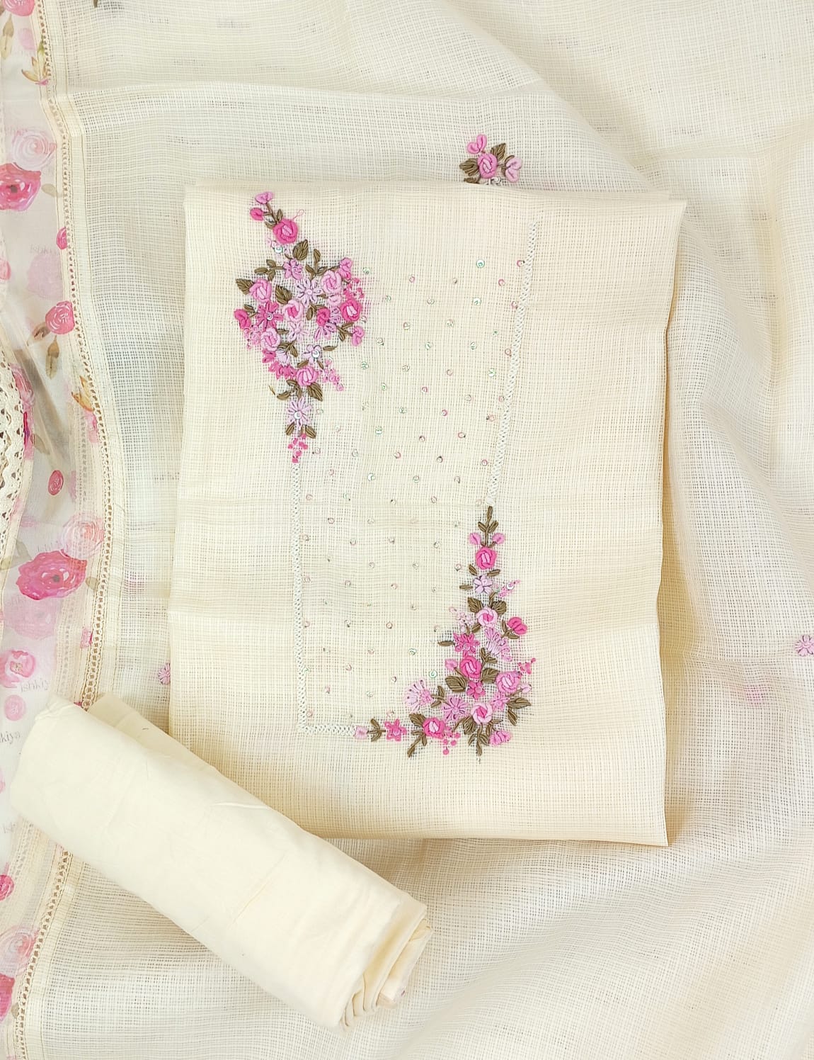 SUHANA-Unstitched Kota Suit Set (Copy)