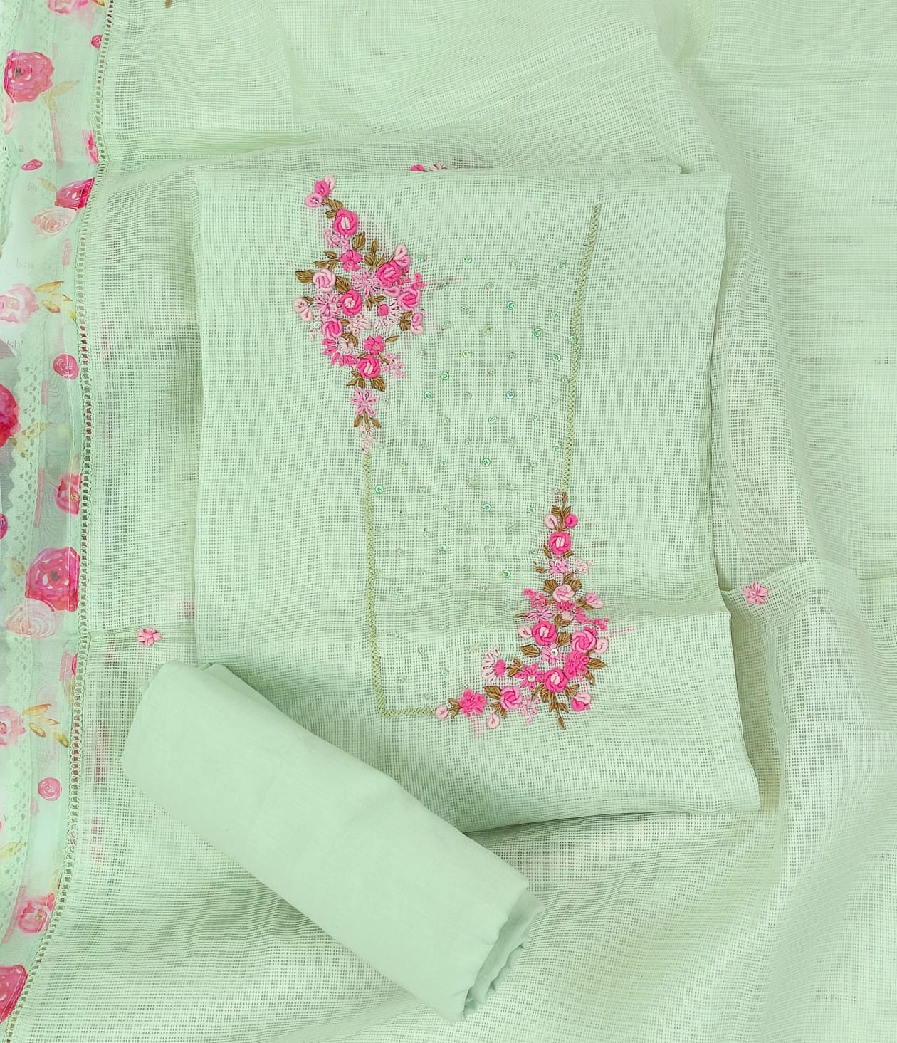 SUHANA-Unstitched Kota Suit Set (Copy)