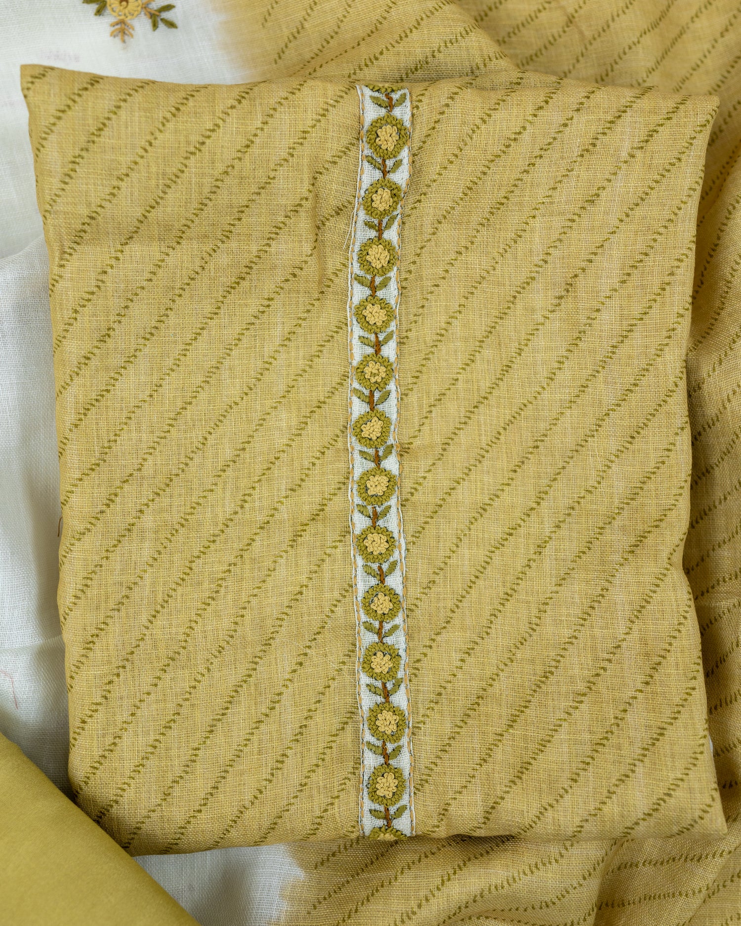 BAGH-Unstitched Linen Tissue Suit Set