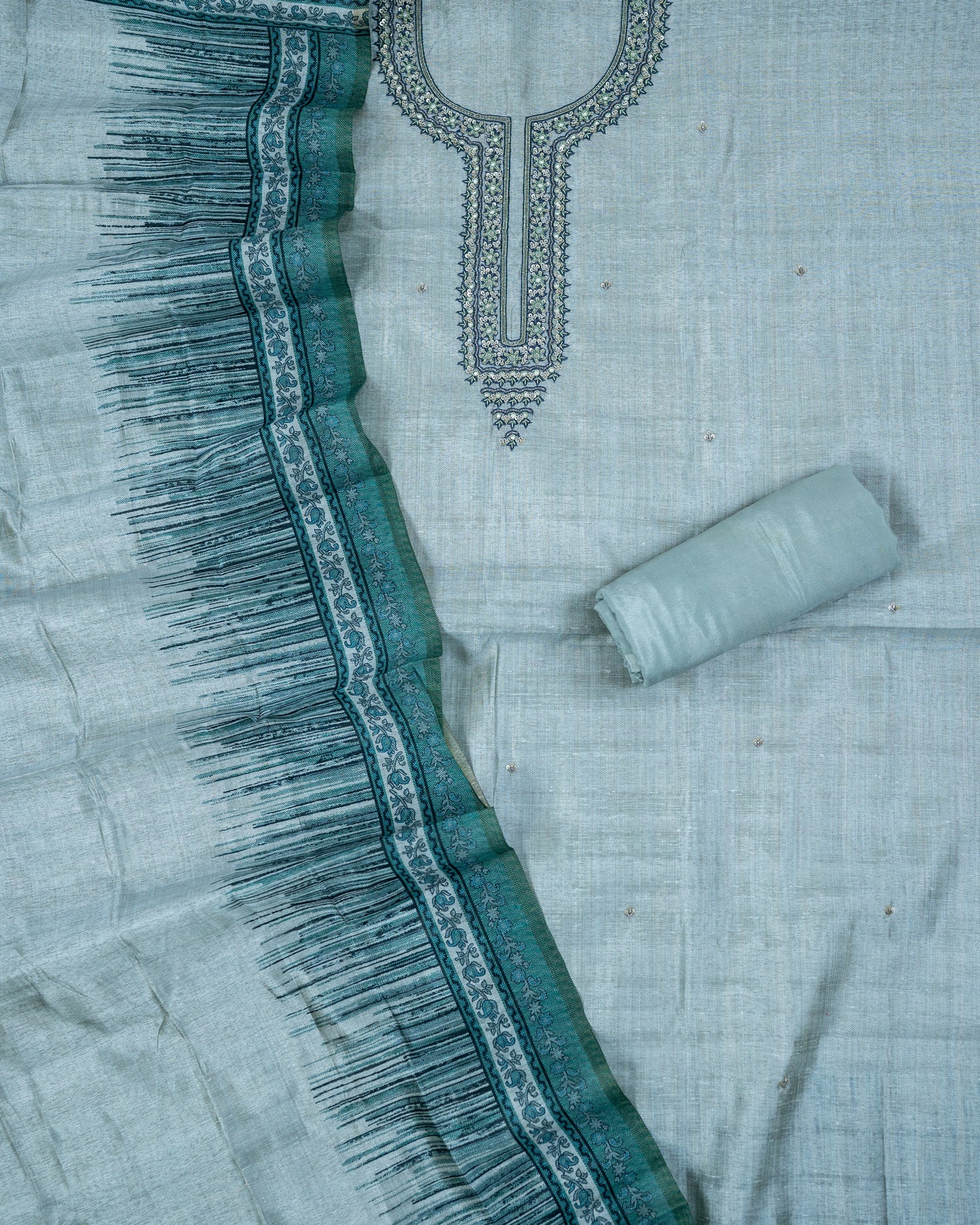 RAAZ-Unstitched Linen Suit Set