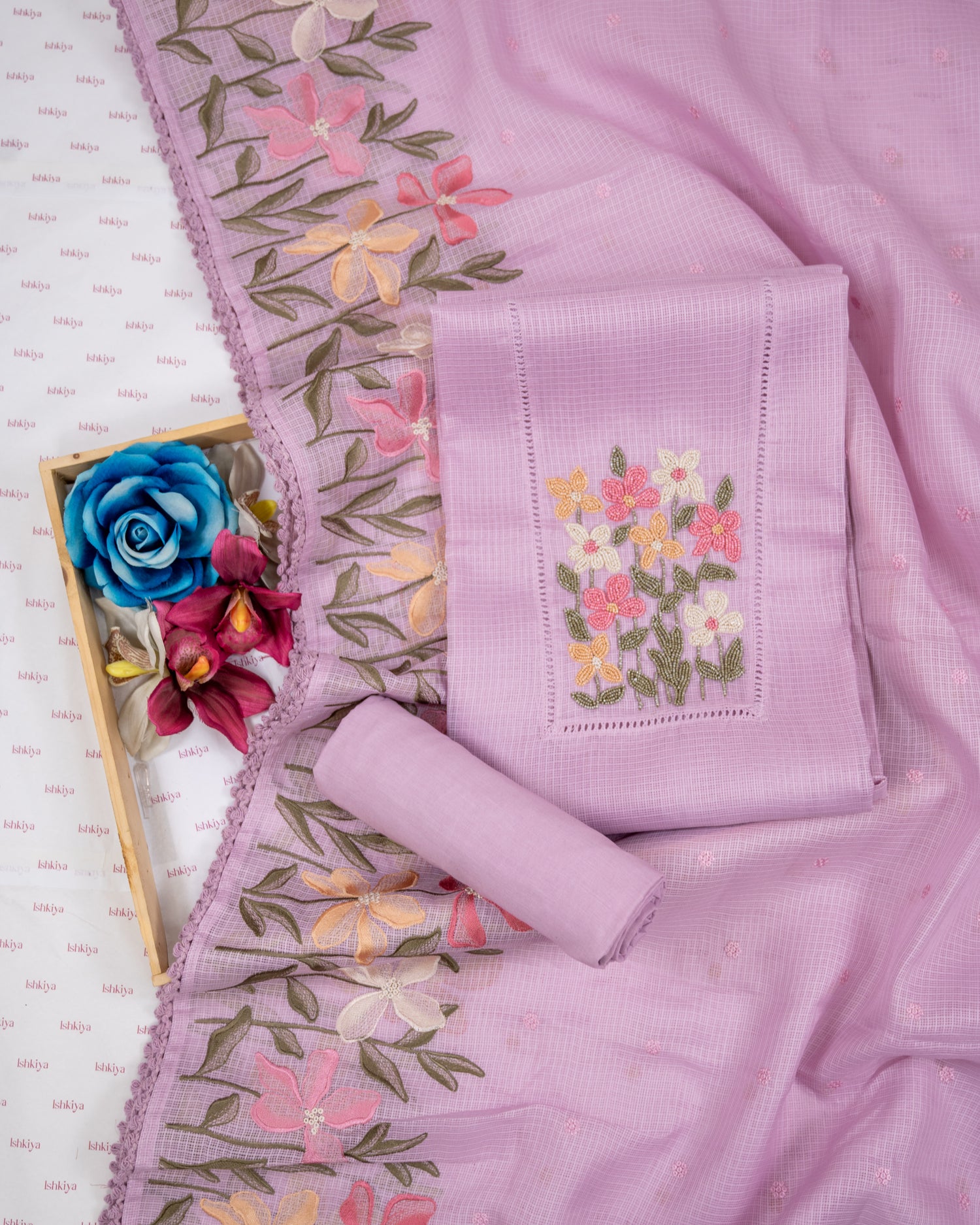 RANG-Unstitched Kota Suit Set